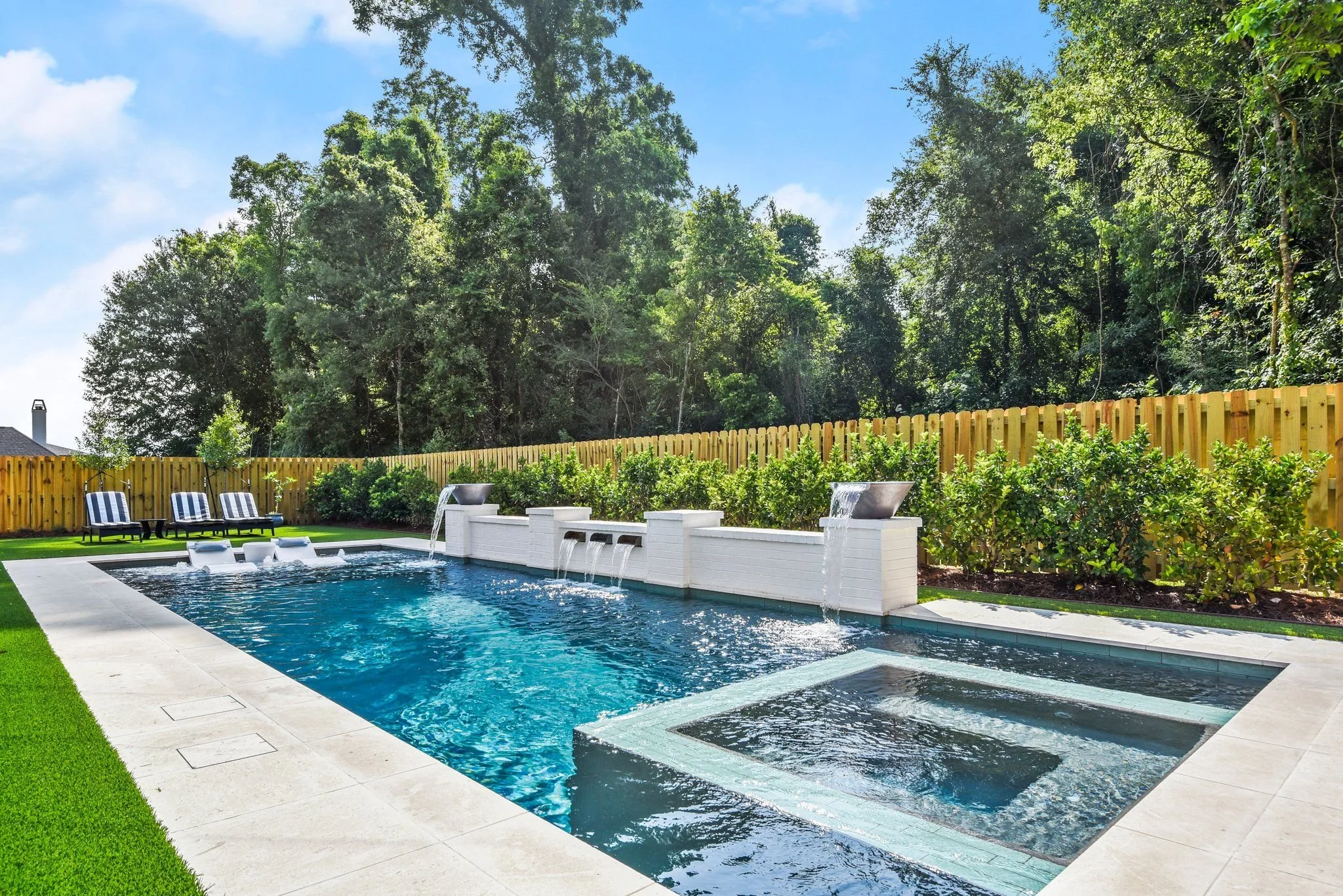 residential pool design in Ascension Parish, LA