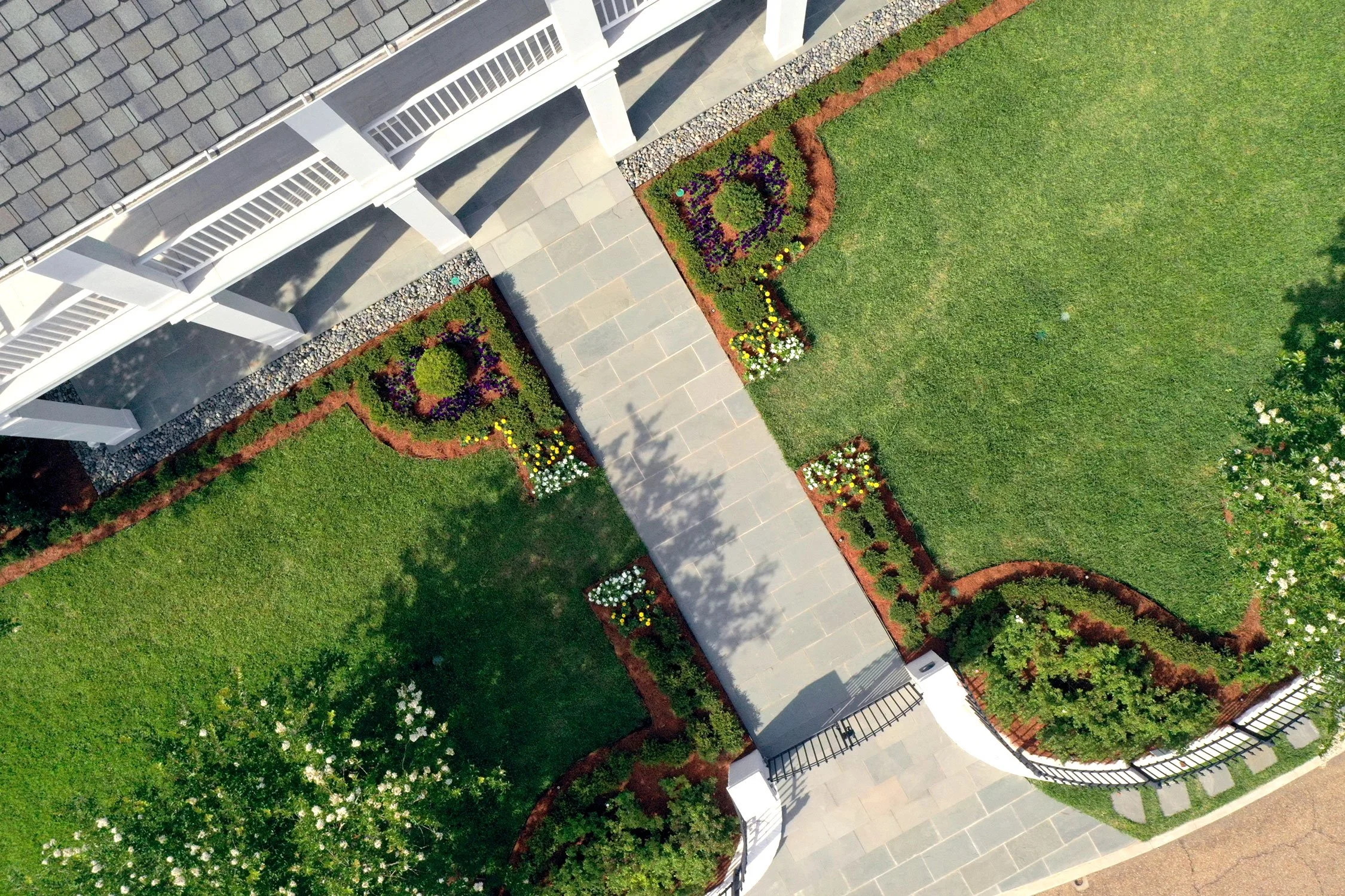 Paver walkway in Private Residence in South Louisiana