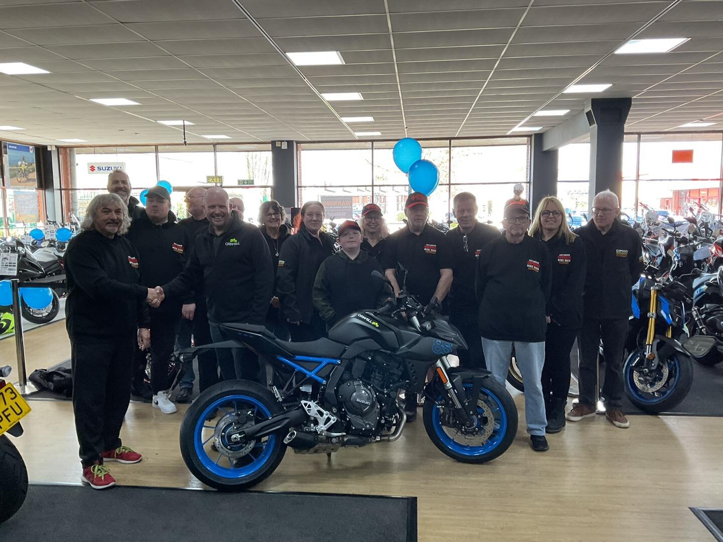 Today we collected this year&rsquo;s Prize Draw Bike, Suzuki GSX-8S, from our friends at Orwell Motorcycles Ltd.

It could be yours for a little as &pound;1, with 💯% of ticket sales going to charity. Tickets will be on sale soon.

#eacbs #bikeshow #