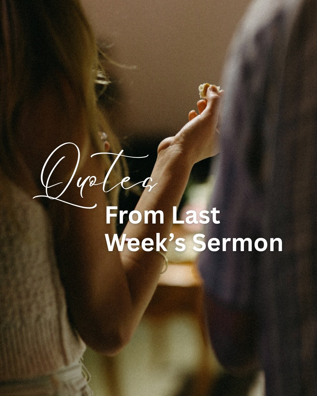 Last Sunday we reflected on the beauty and power of the cross.
At the cross, Jesus stood in our place&mdash; bearing the judgment our sin deserved, so that we could stand righteous before God.
The cross is where justice and mercy meet.
Here are a few