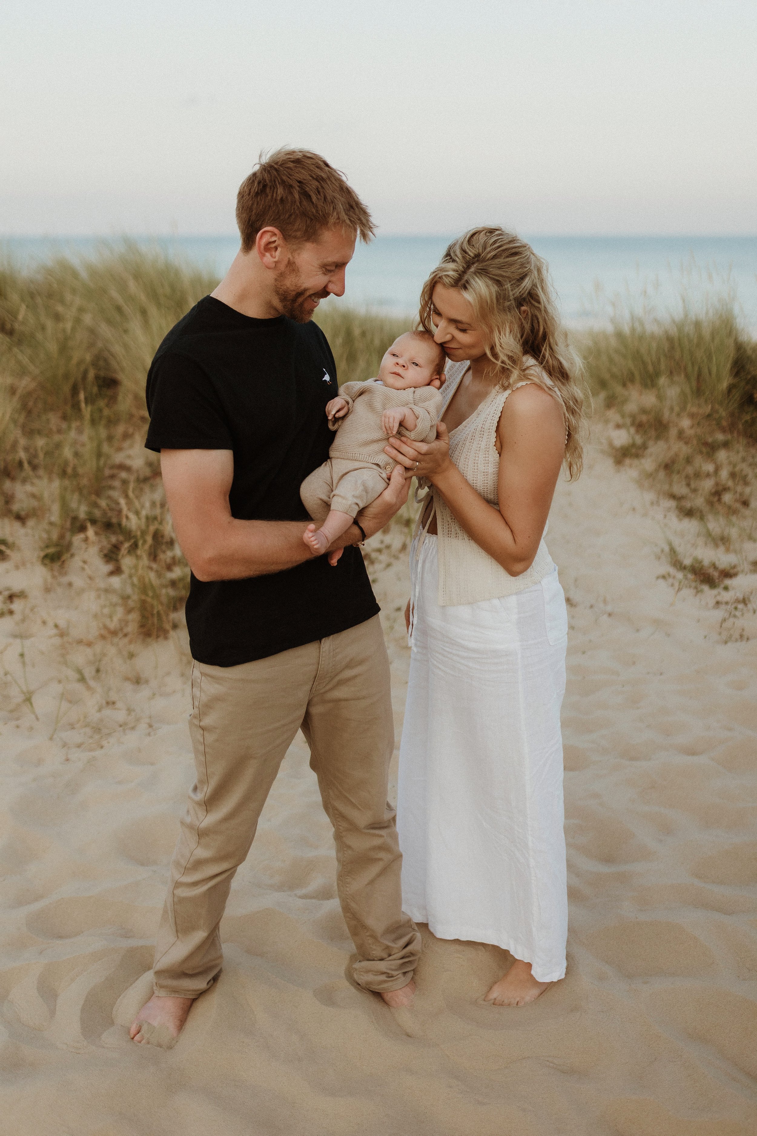 Sandbanks beach newborn photographer