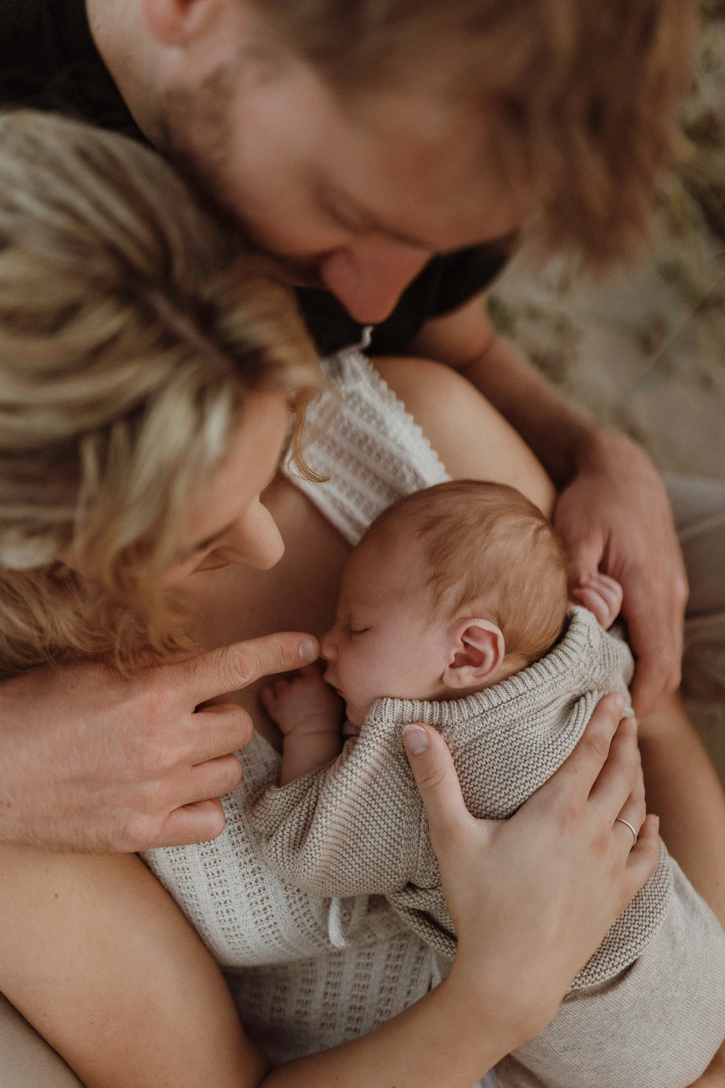 Sandbanks beach newborn photoshoot 