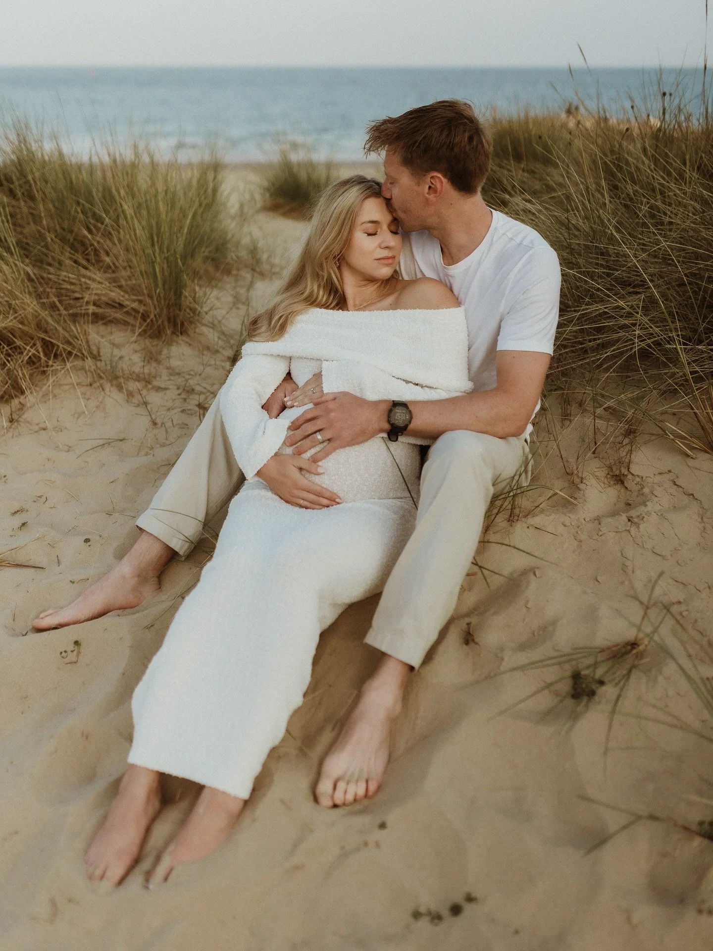 From bump to baby &rarr;

There is something incredibly special about returning to the same place where a story began. A couple of months after capturing Anna&rsquo;s maternity photography at Sandbanks Beach, I met them again, this time with their ti
