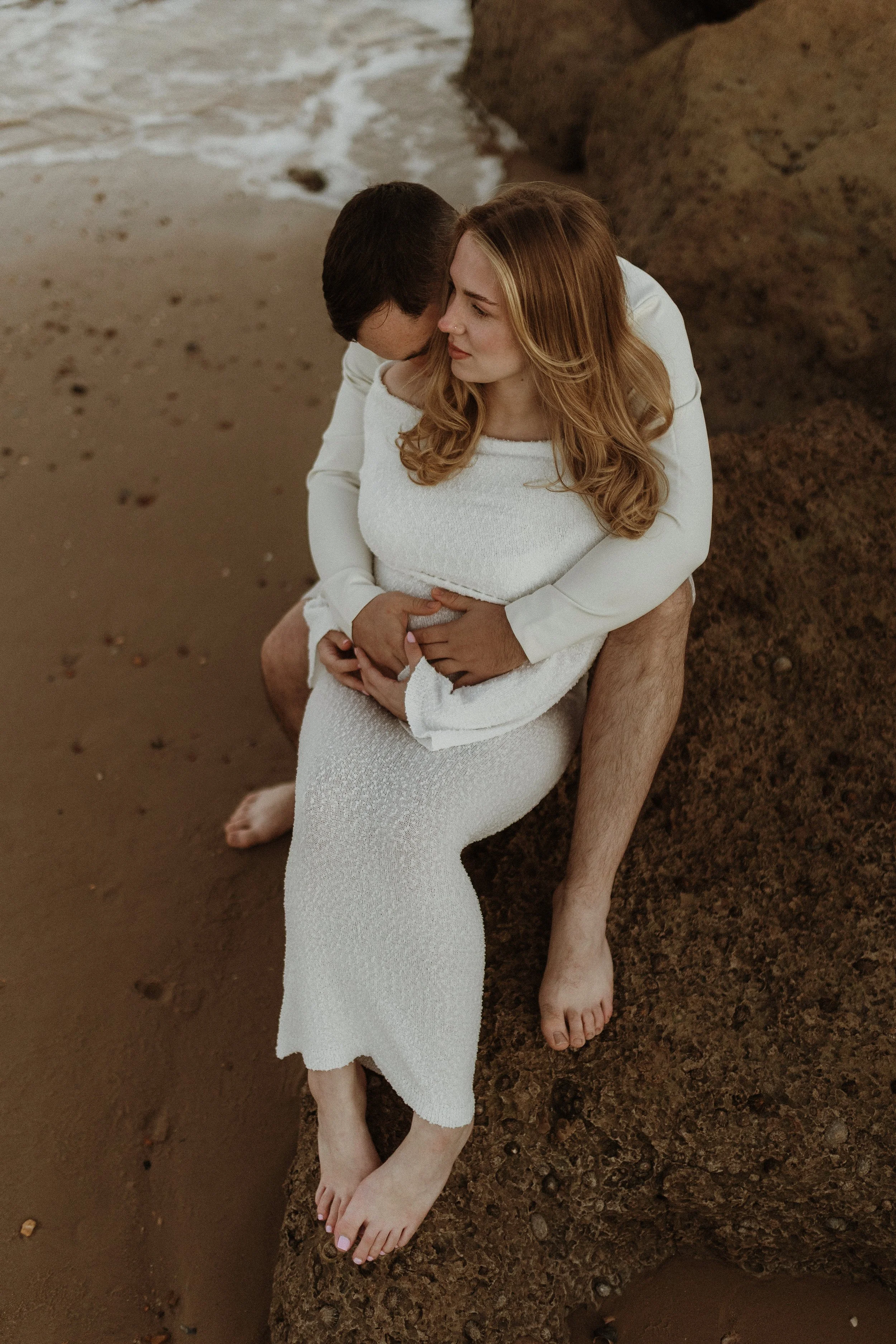 Sandbanks beach maternity photographer