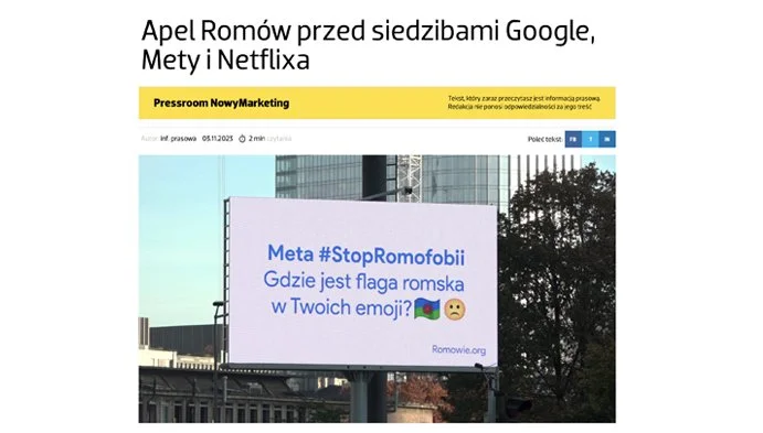 Media o kampanii #STOPROMOFOBII