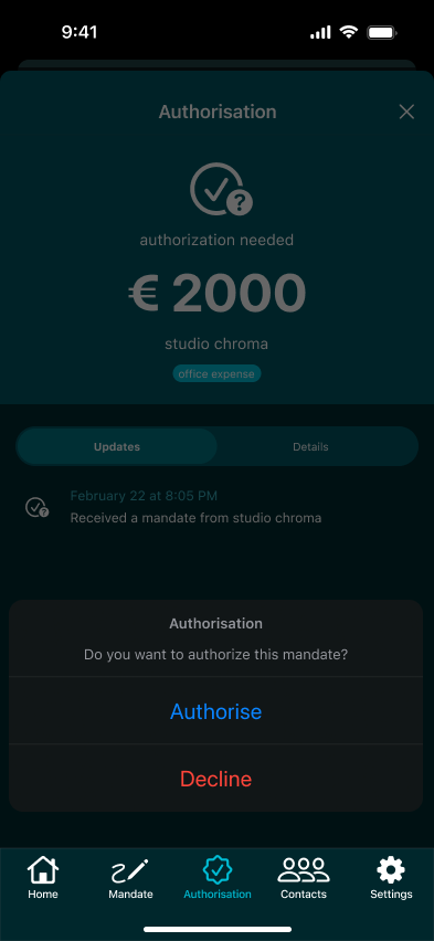 Authorisation