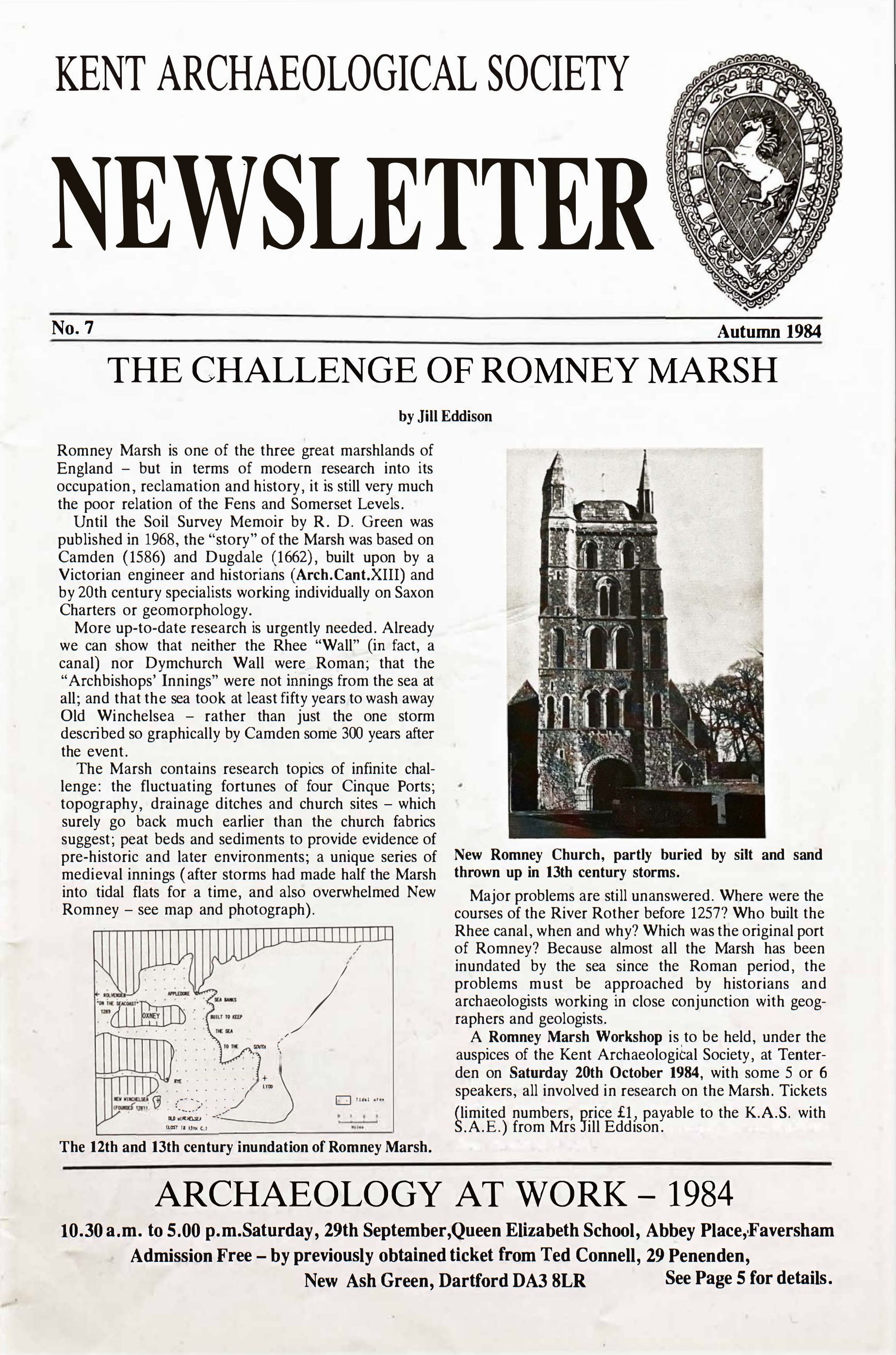 KAS Newsletter, Issue 7, Autumn 1984