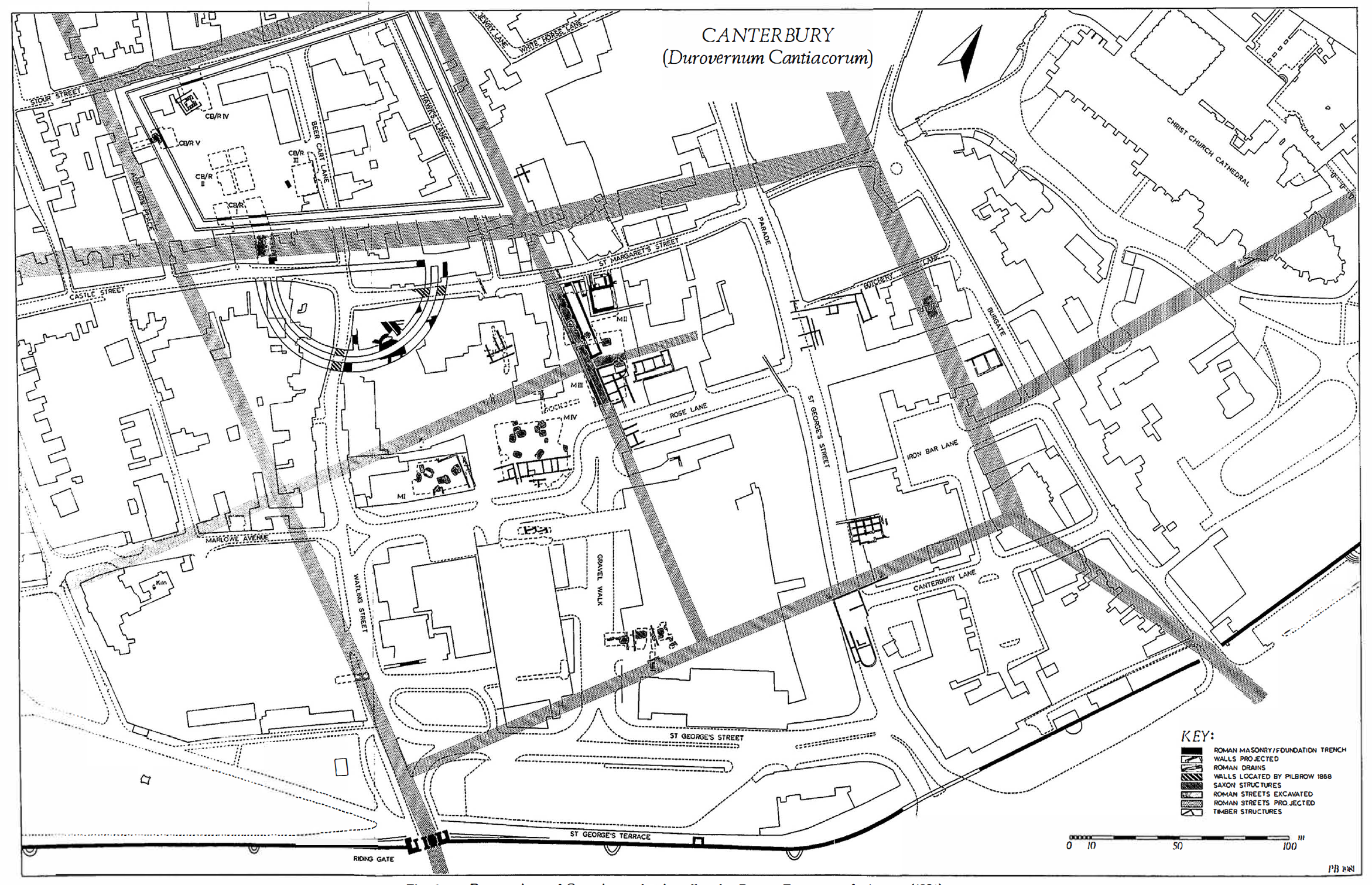 Interim Report on Excavations in 1981 by the Canterbury Archaeological Trust