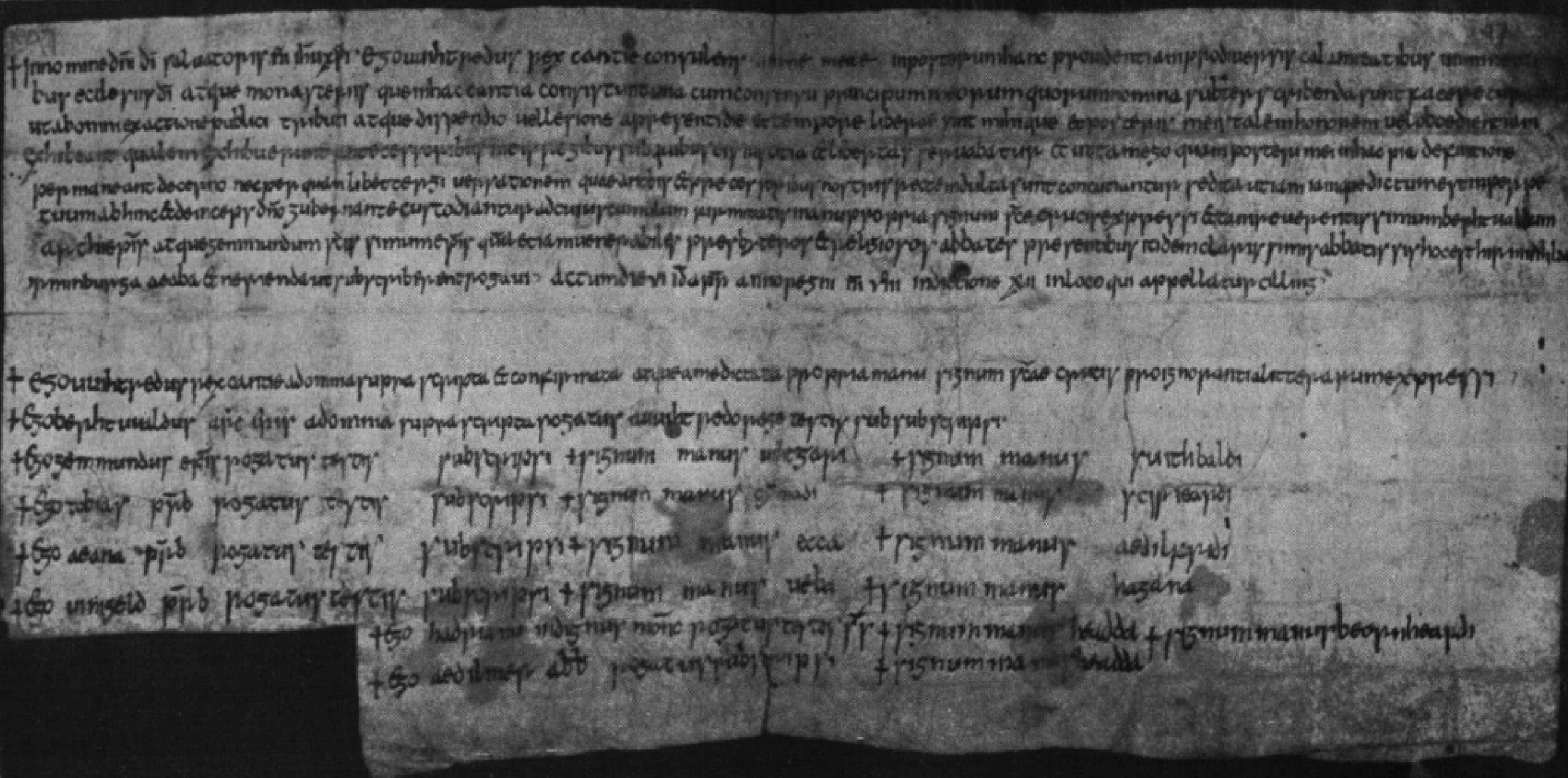 King Wihtred's Charter of A.D.699