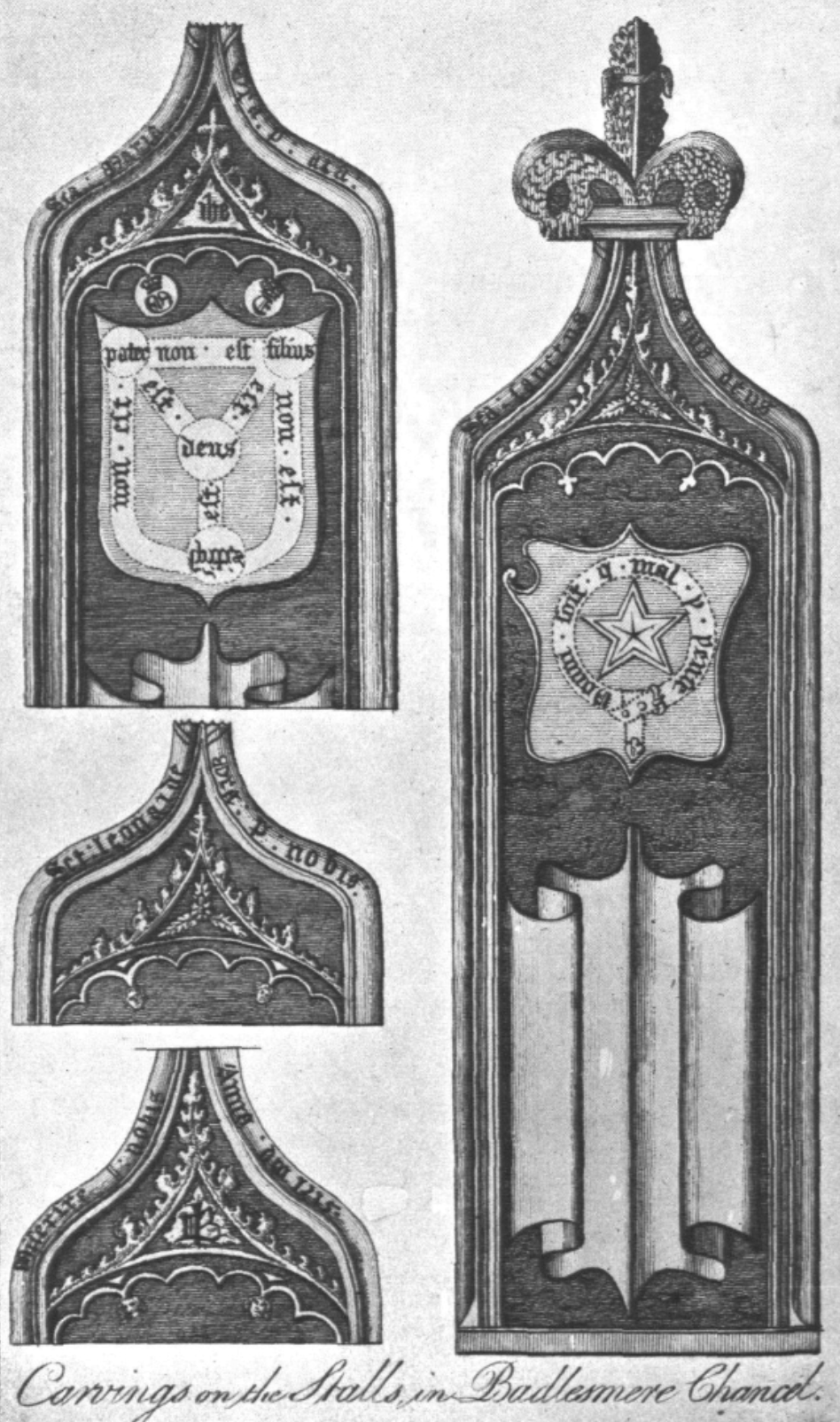 Notes on Carved Bench-ends in Badlesmere Church