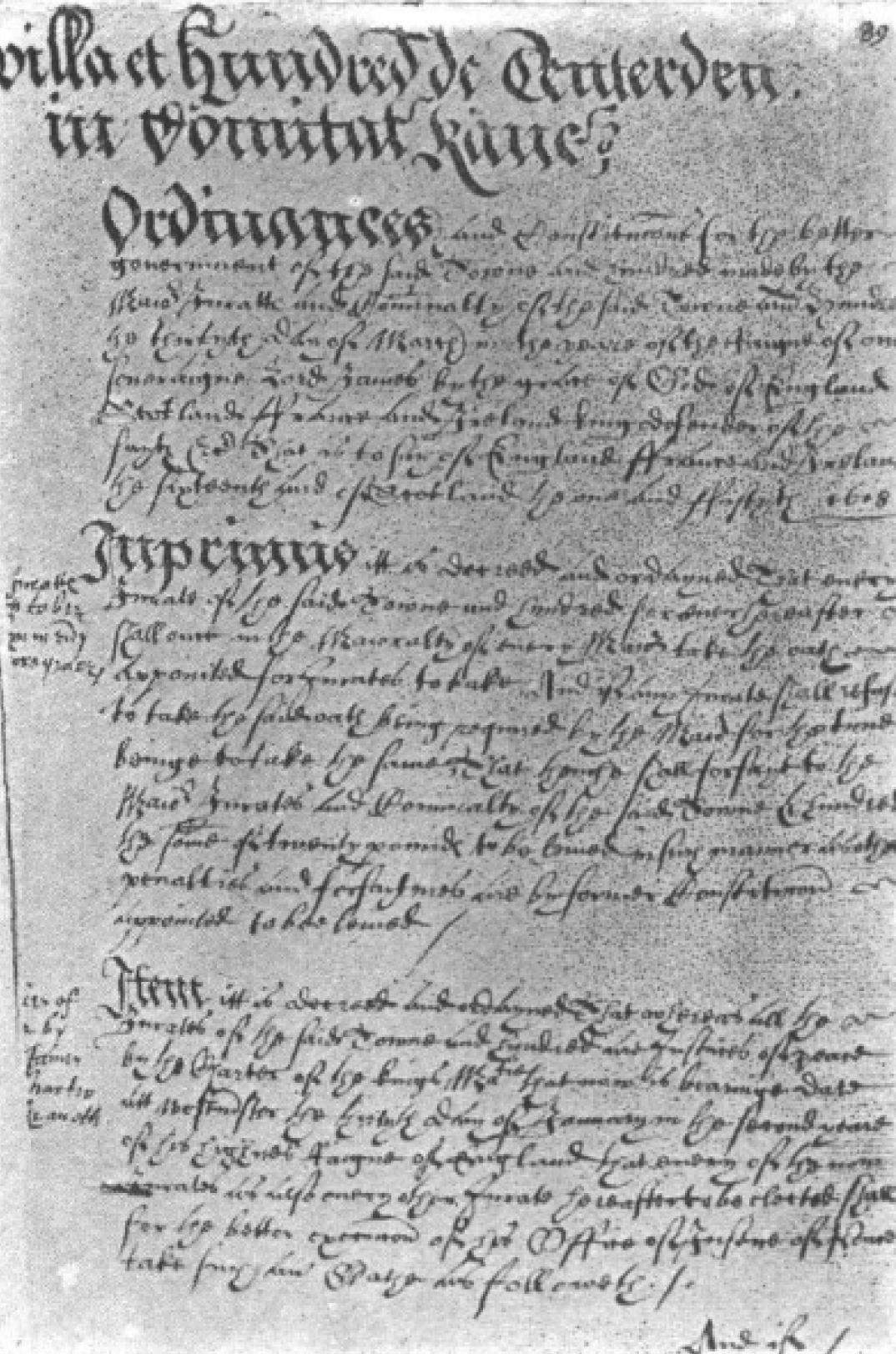 Municipal Records of Tenterden: Part I