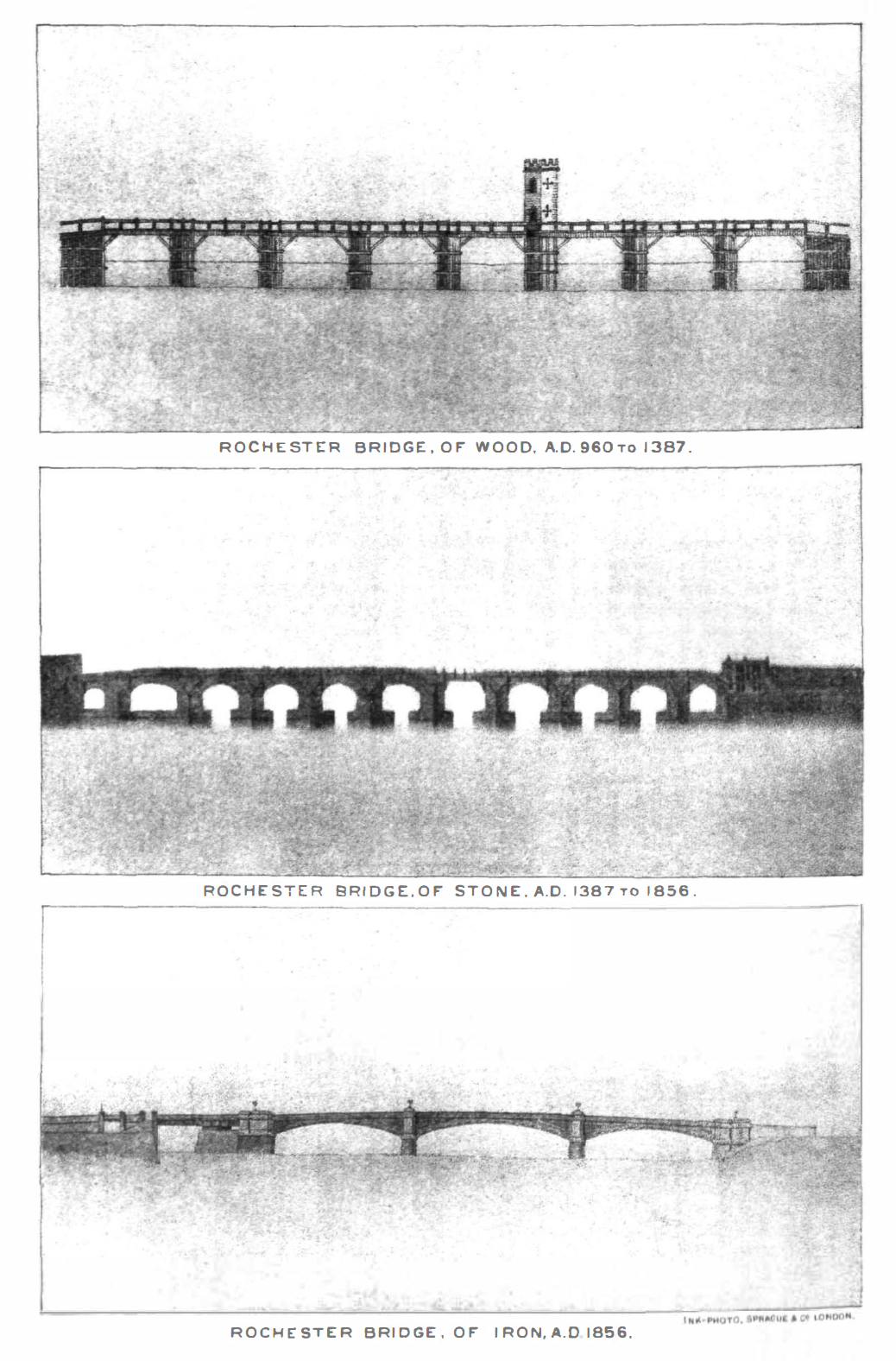 Rochester Bridge in A.D. 1561