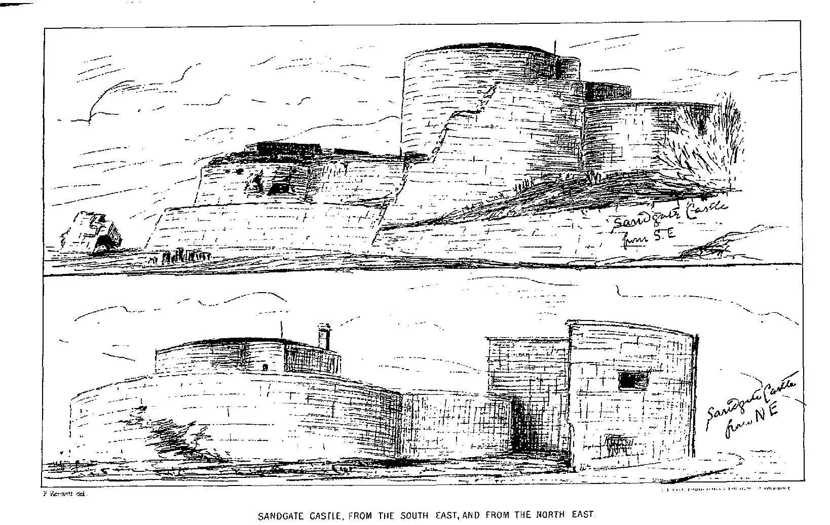 Sandgate Castle, A.D. 1539-40