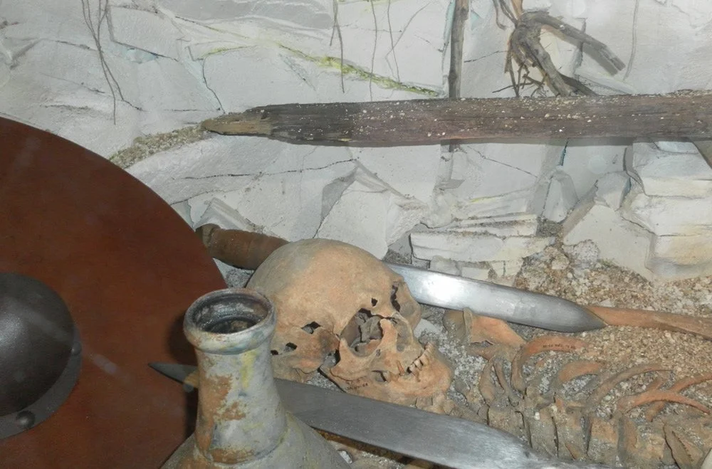 The Wolverton Anglo-Saxon Burial Display Case