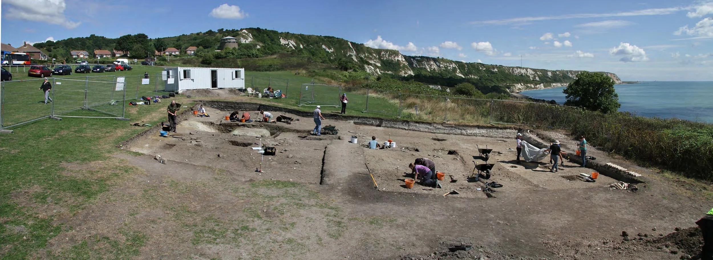 Up on the Cliffs: Recent Excavations at East Wear Bay and South Foreland