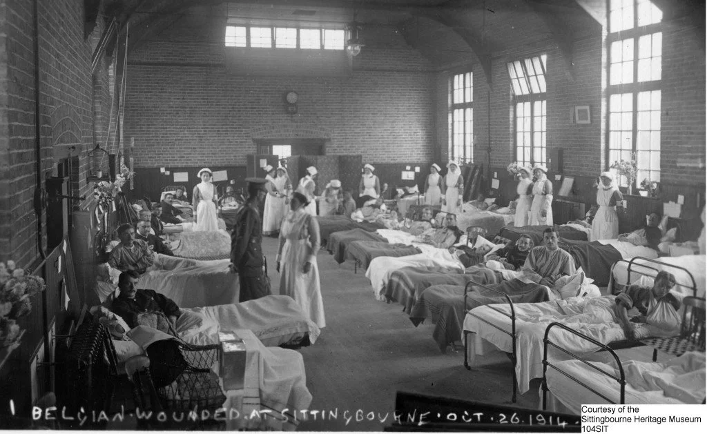104SIT Belgian Wounded Oct 26 1914 Sittingbourne 1024x629.jpg