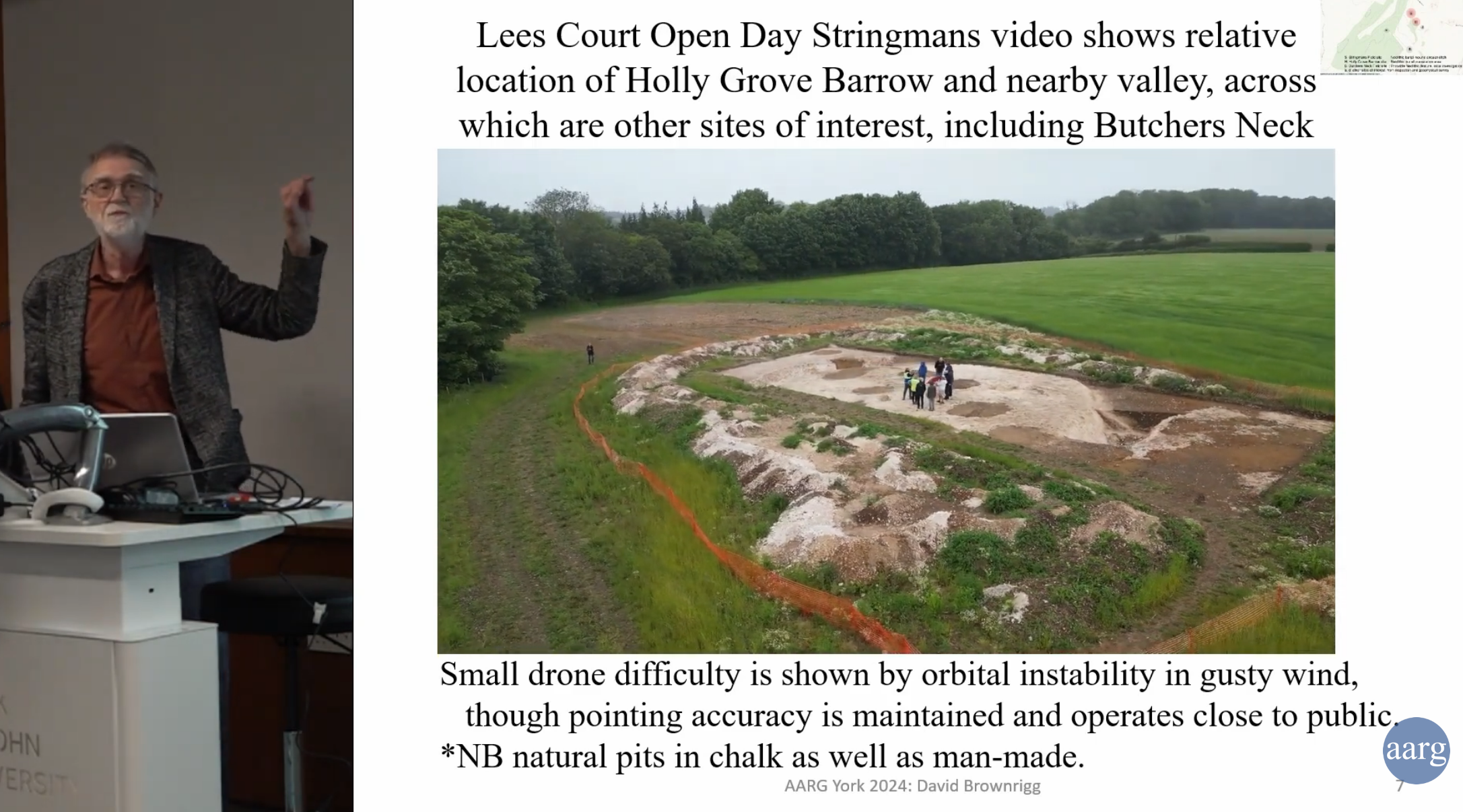 Small drone use to enhance live and recorded views with data analysis