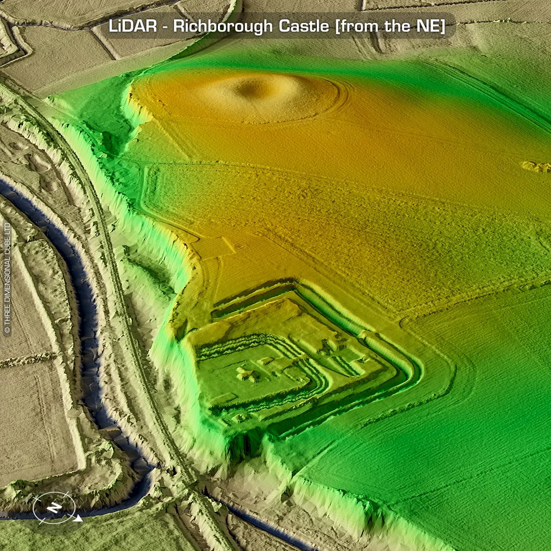 LiDAR investigations of the Kent landscape