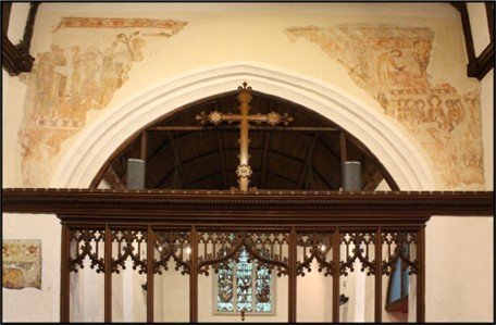 Thirteenth-century wall paintings in the Church of Saint John the Baptist, Halling