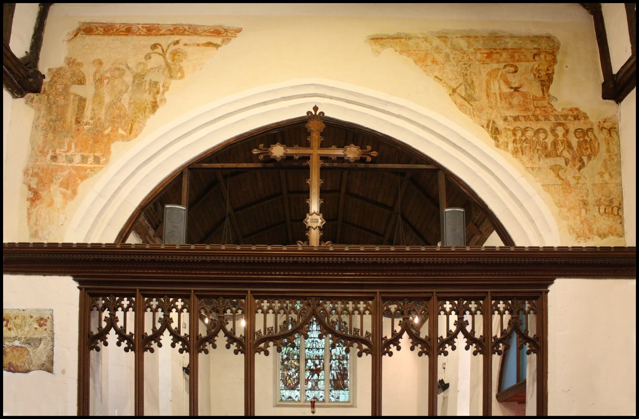 Thirteenth-century wall paintings in the Church of Saint John the Baptist, Halling