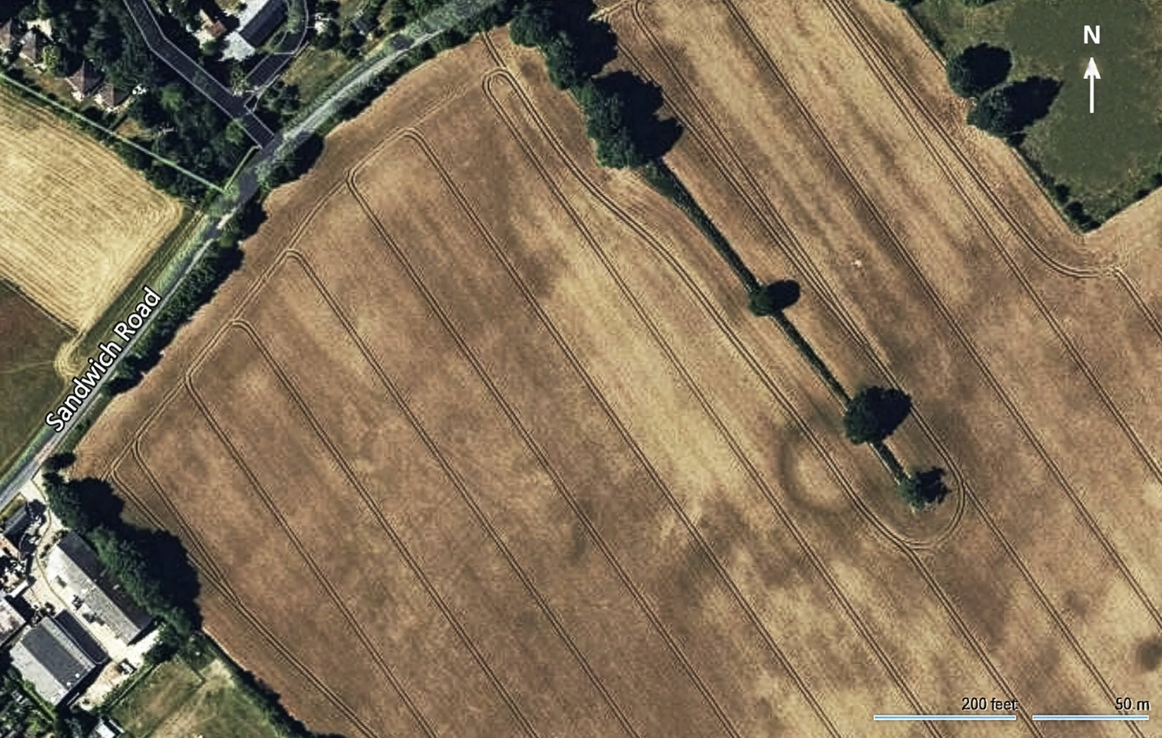 A new ring-ditch cropmark and the rediscovery of a lost barrow at Easole