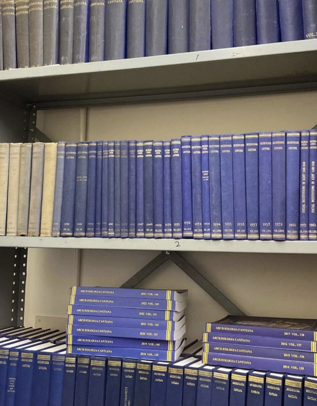 Update from the Archaeologia Cantiana Editor