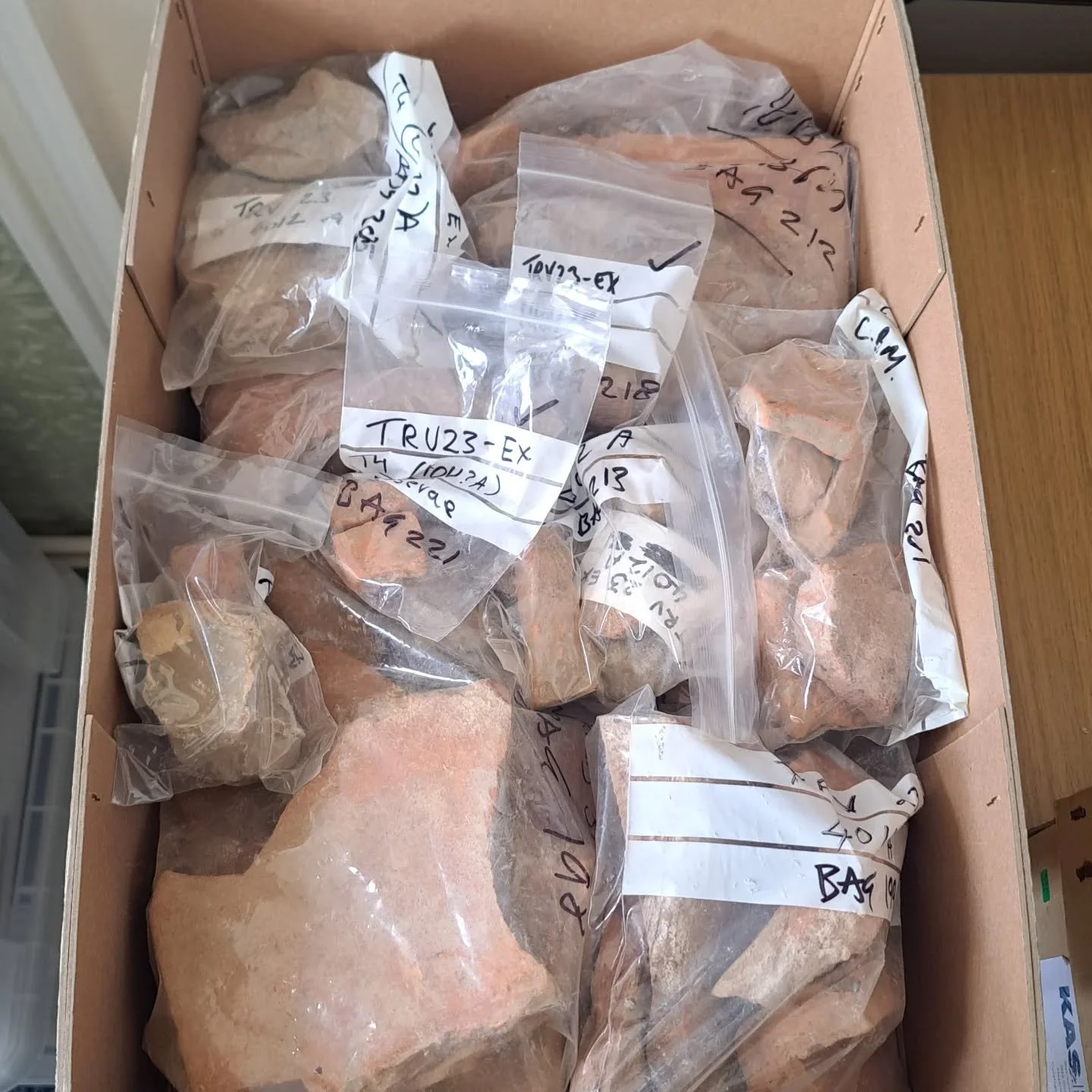 Ceramic building material from Trosley Roman Villa