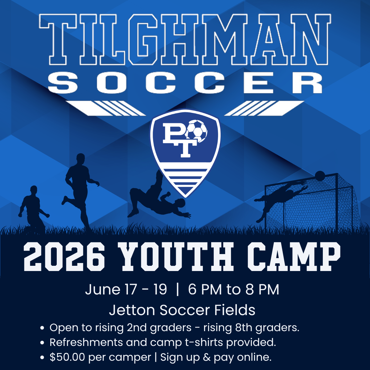 2026 Tilghman Soccer Youth Camp
