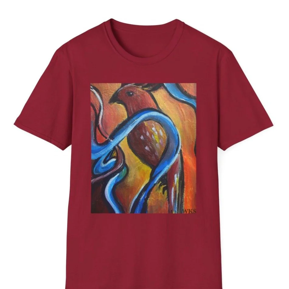 New in shop! Phoenix bird Tee! #art #artsy