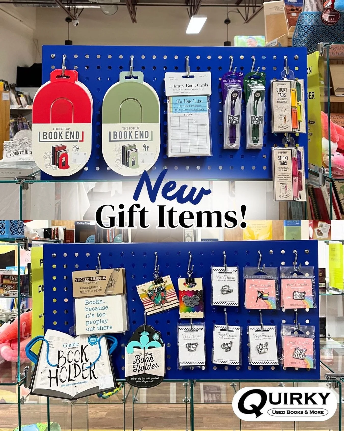 We have new gift items! Check out our new enamel pins and book related goodies📚 find the perfect gift starting this holiday season

#bookstore #supportlocal #smallbuisness #gifts
