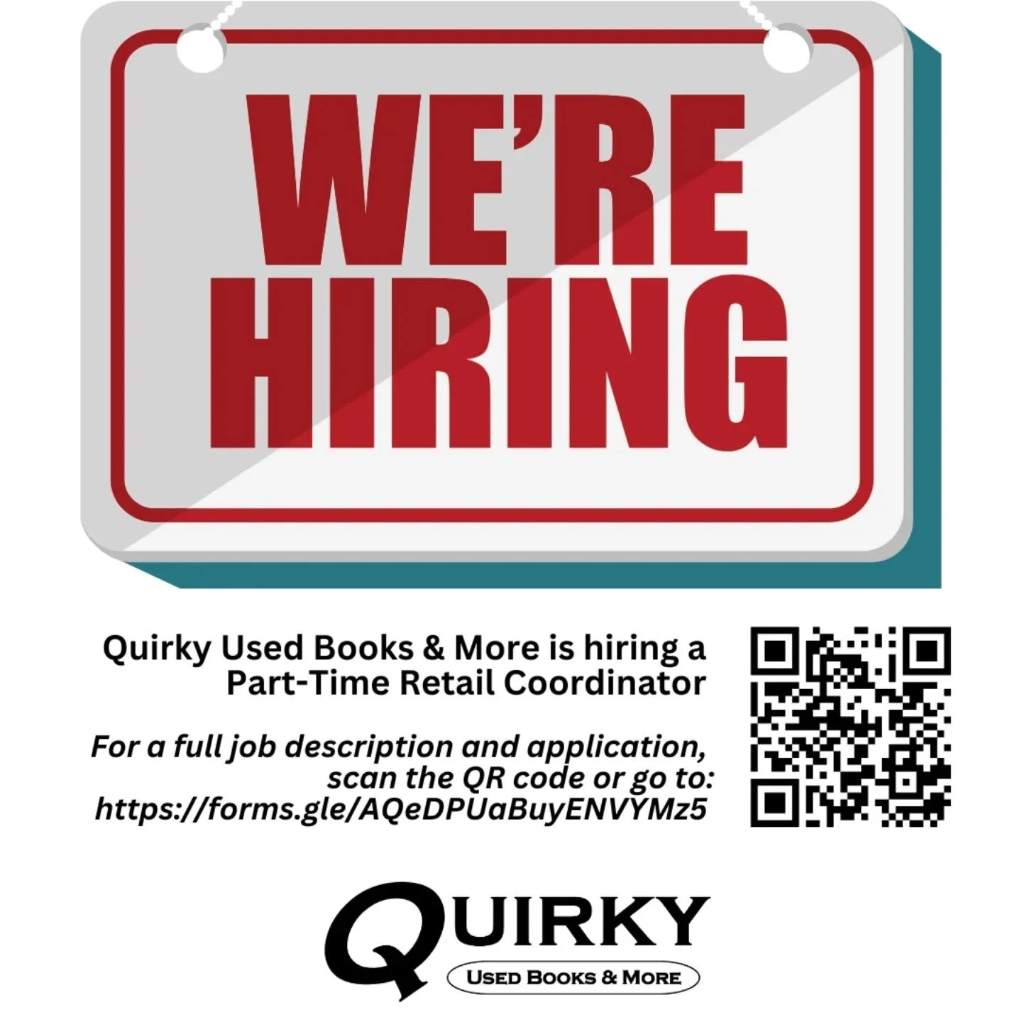 To apply, scan the QR code, or see the Linktree in our bio.