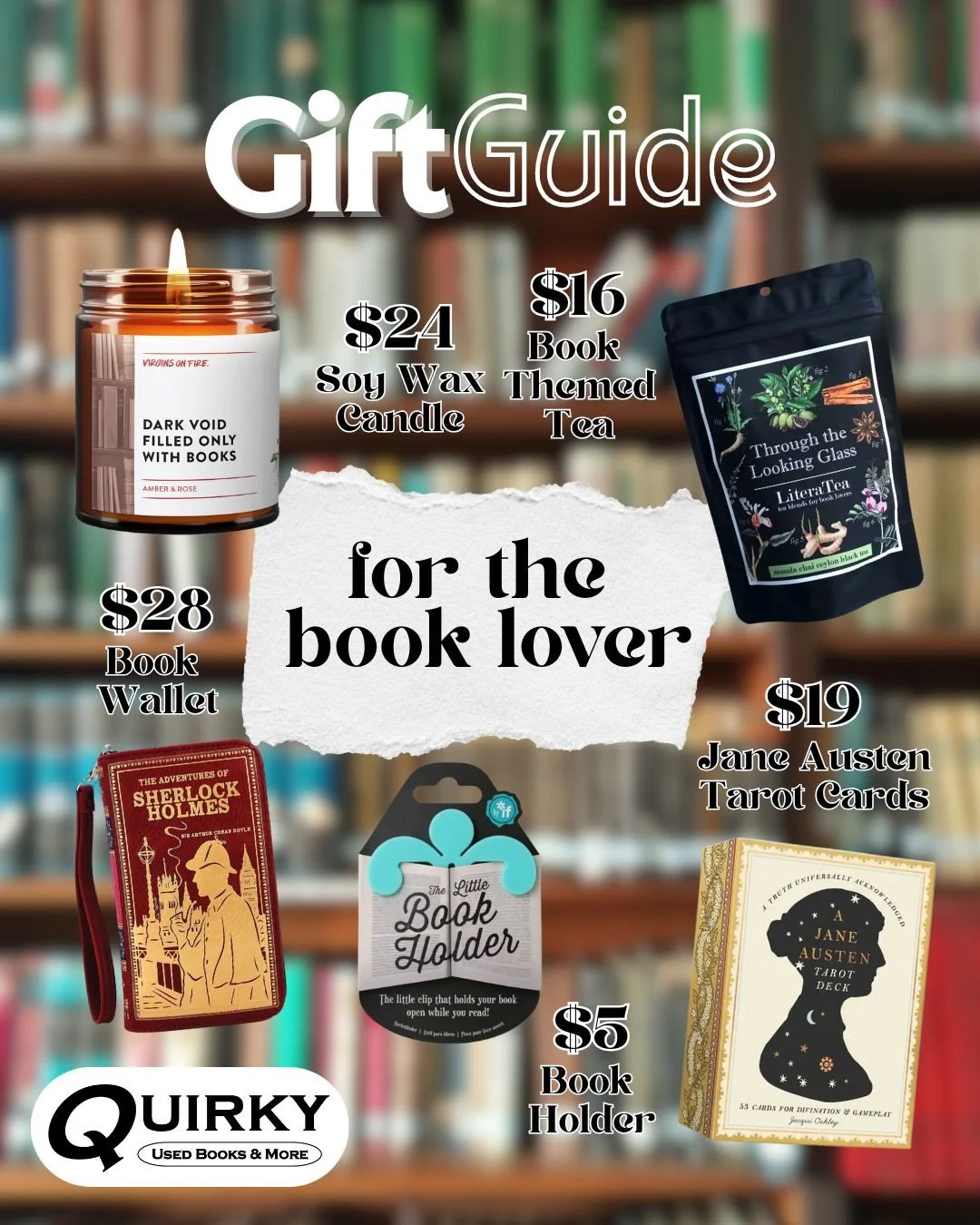 Wondering what to get the one picky person in your life? Check out our gift section at the front of the store🎁 #gifts #bookstore #supportlocal #books #holiday