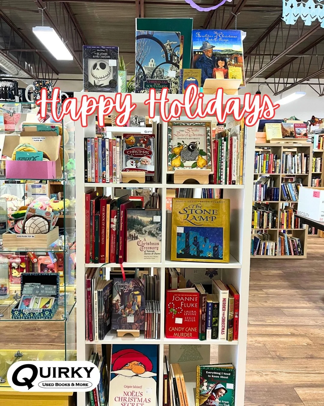 Happy holiday season! Get in the mood with holiday books📖 Find them at the front of the store

#books #bookstore #supportlocal #holiday