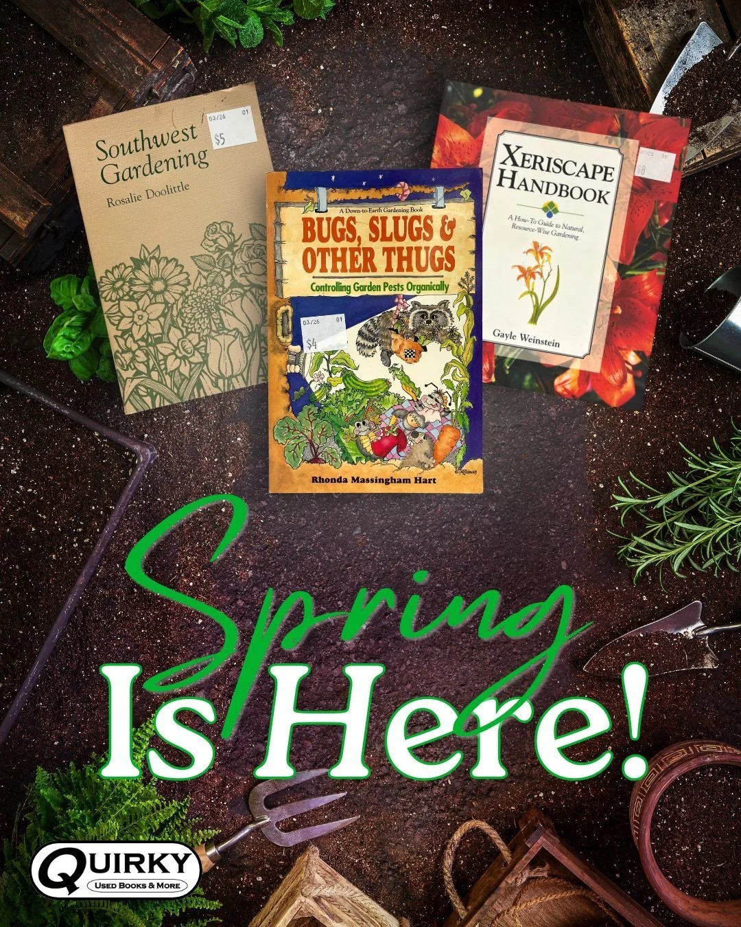 Spring is here! Get inspired to garden and get in tune with some plants this season. Find many more gardening books in our gardening section🌵