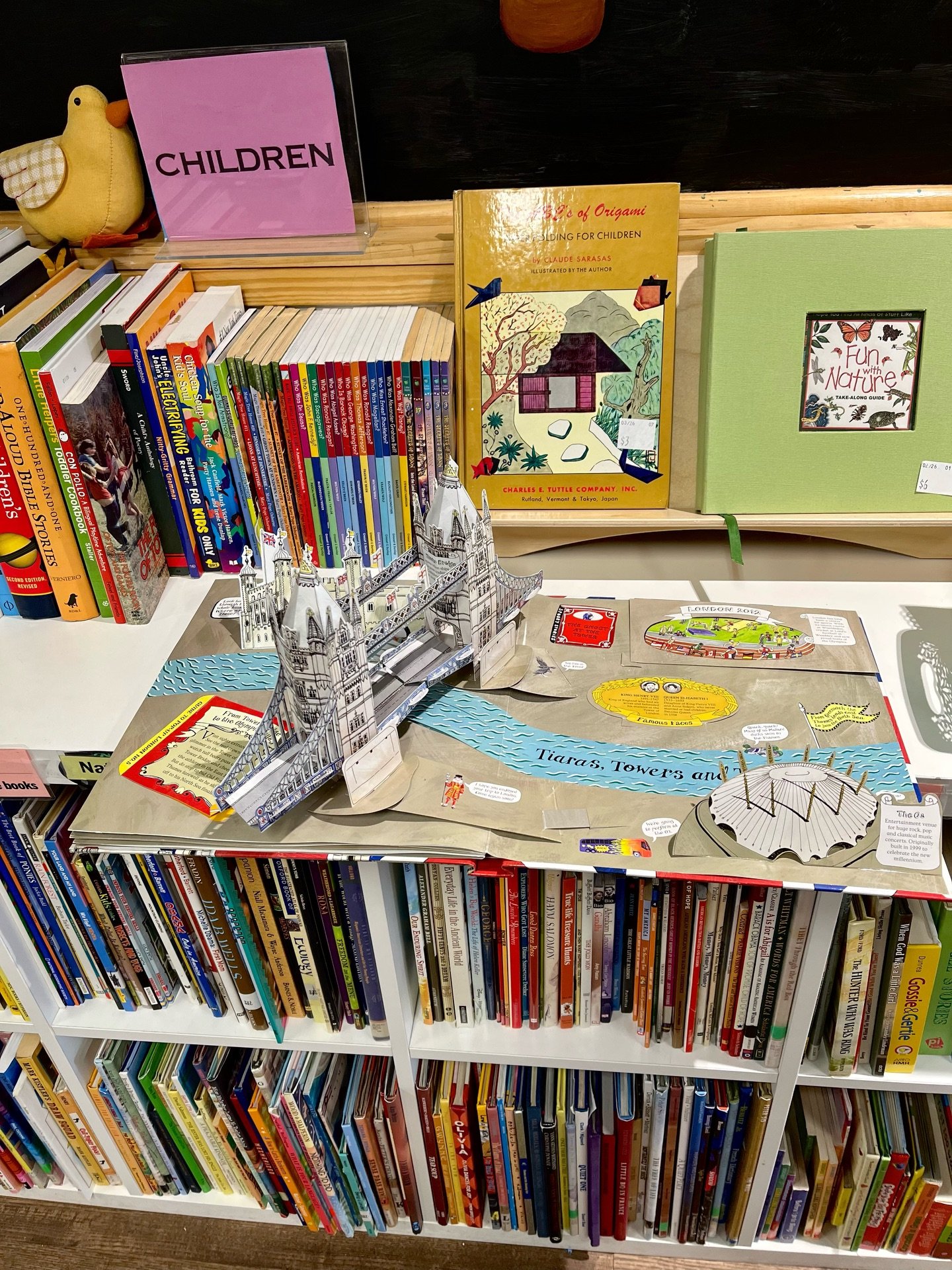 Did you know we have a whole wall of children&rsquo;s books? Find classics, science, art, nature, history, bilingual, picture books, chapter books, and $1 or free books! 

You don&rsquo;t have to break the bank to read as much as your little ones des