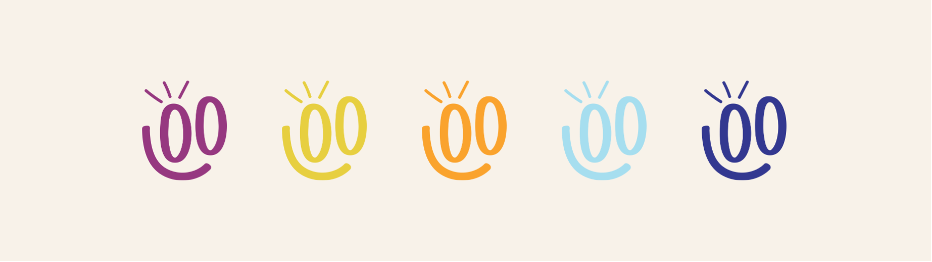 Color palette and visual brand system designed by Allie Marie Design for a playful family board game brand