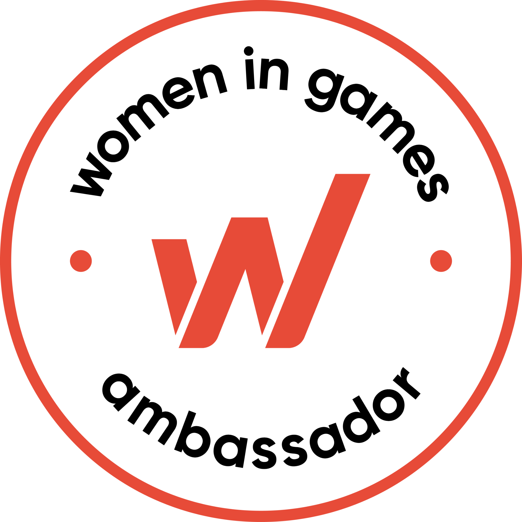 Women in Games Ambassador logo