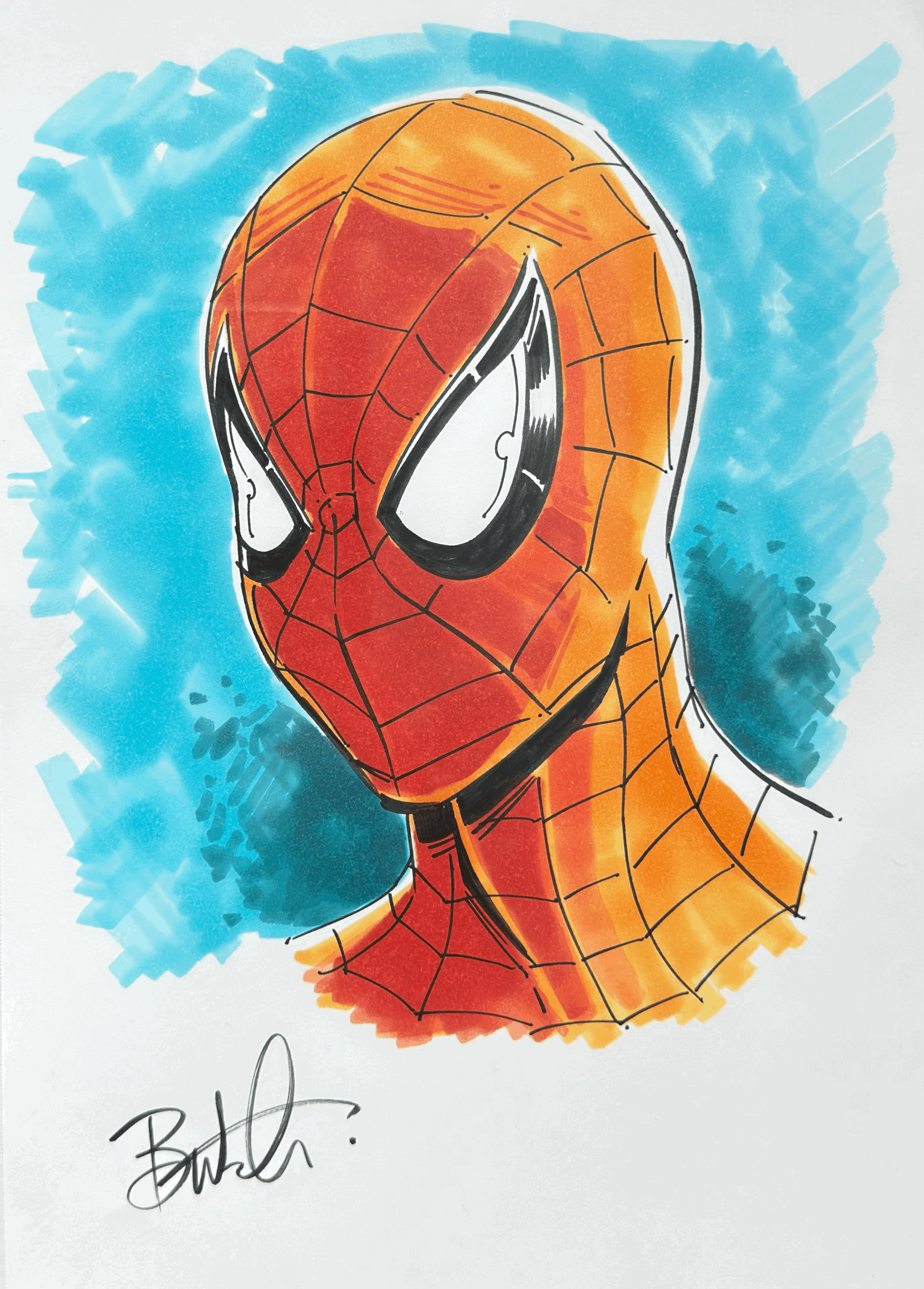 7 X 10 Original Drawing by Butch Hartman