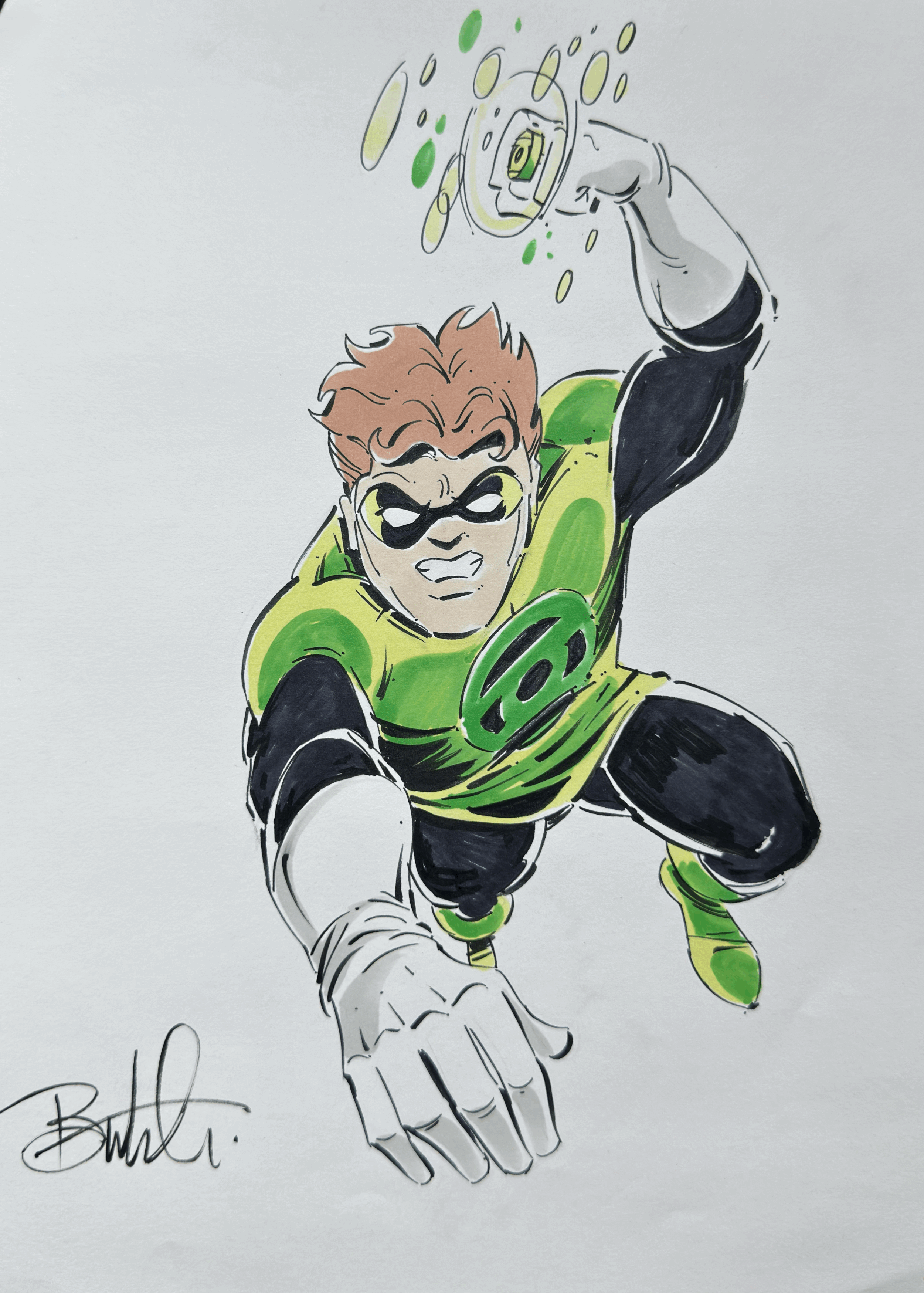 8.5 X 11 Original Drawing by Butch Hartman