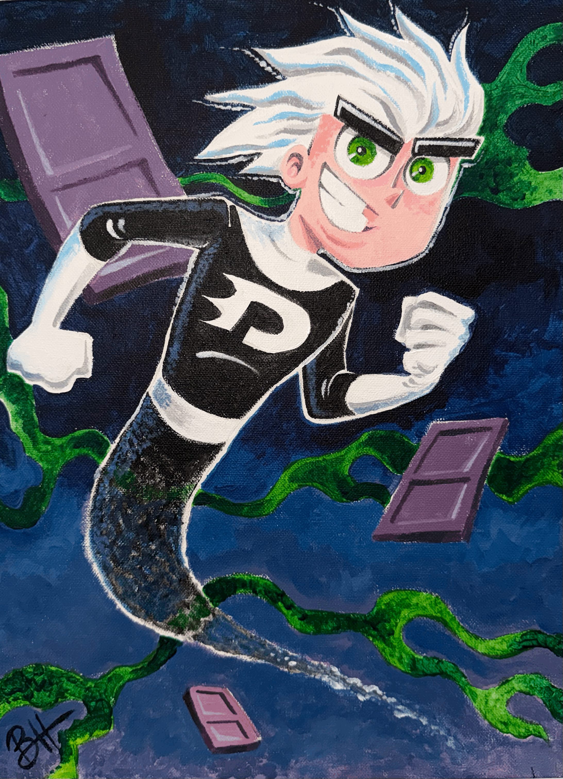 12 X 16 Original Painting on Canvas by Butch Hartman