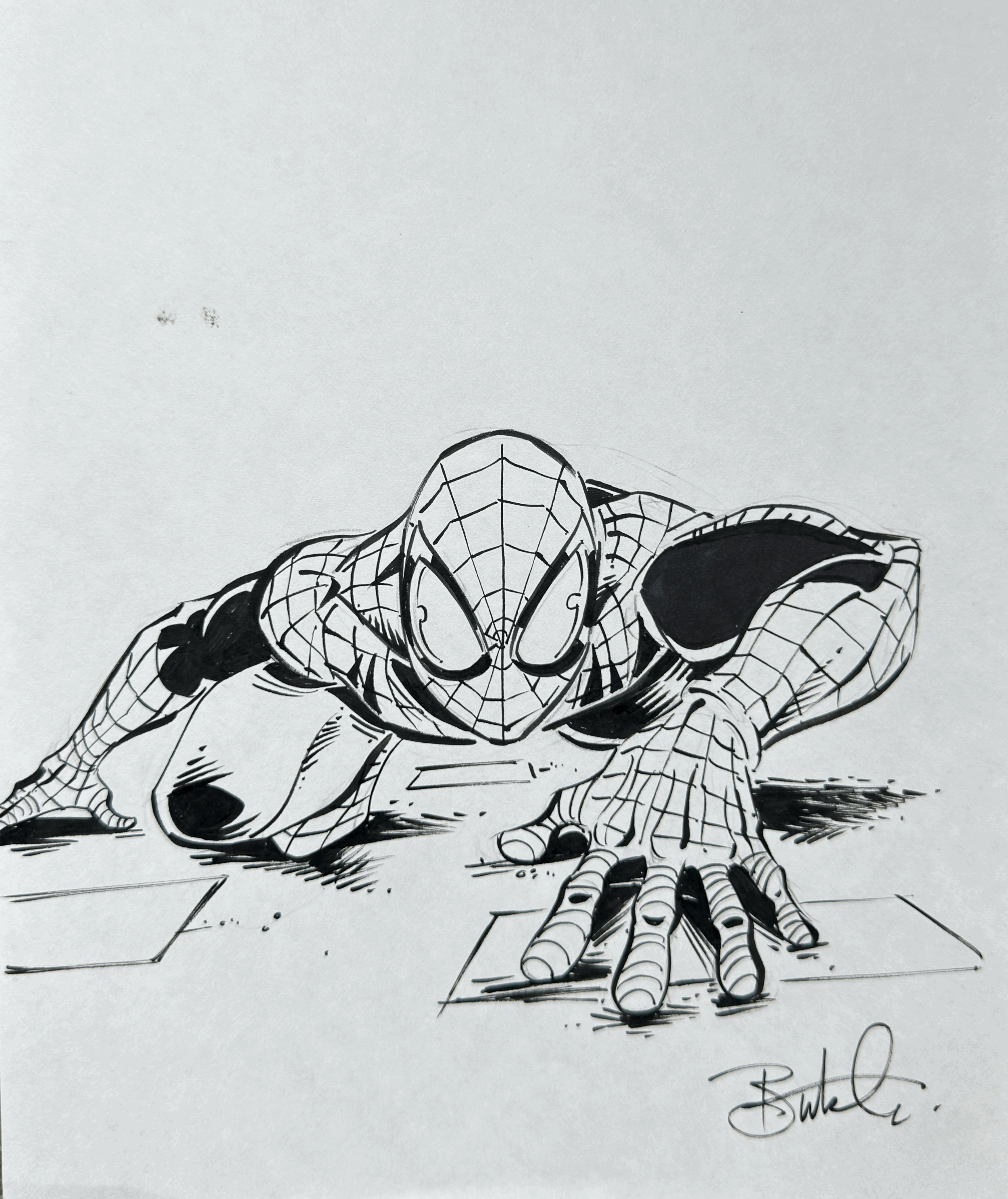 9 X 12 Original Drawing by Butch Hartman