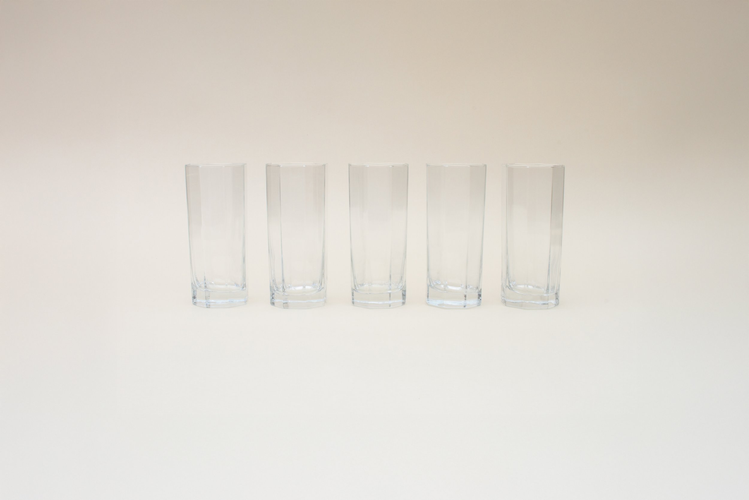 Vintage Hexagonal Glass