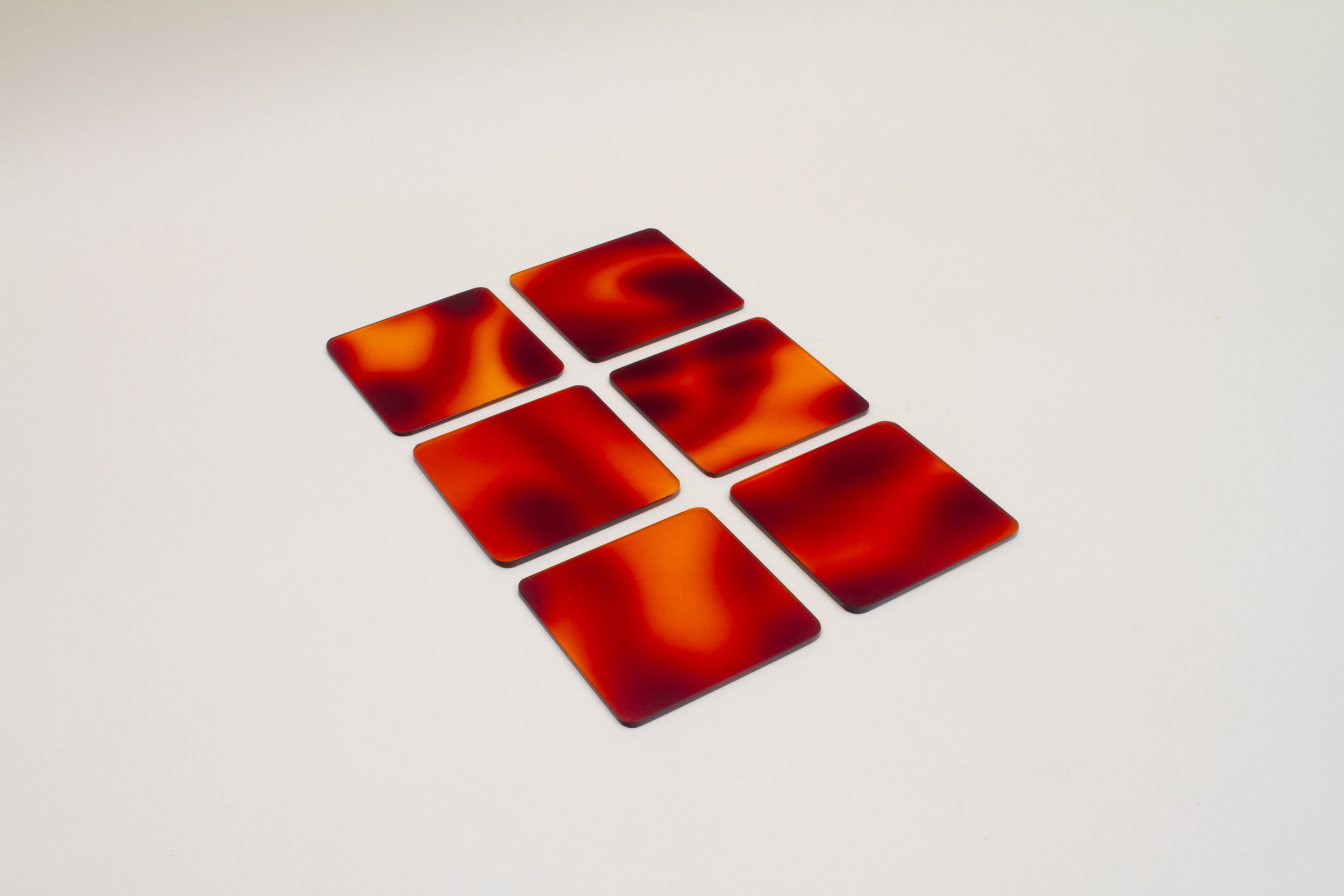 1970s Lucite Coasters