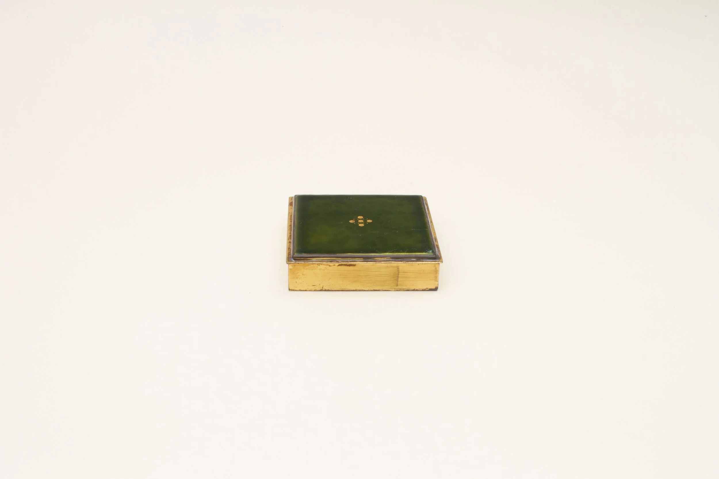 Karl Schibensky Brass and Enamel Box