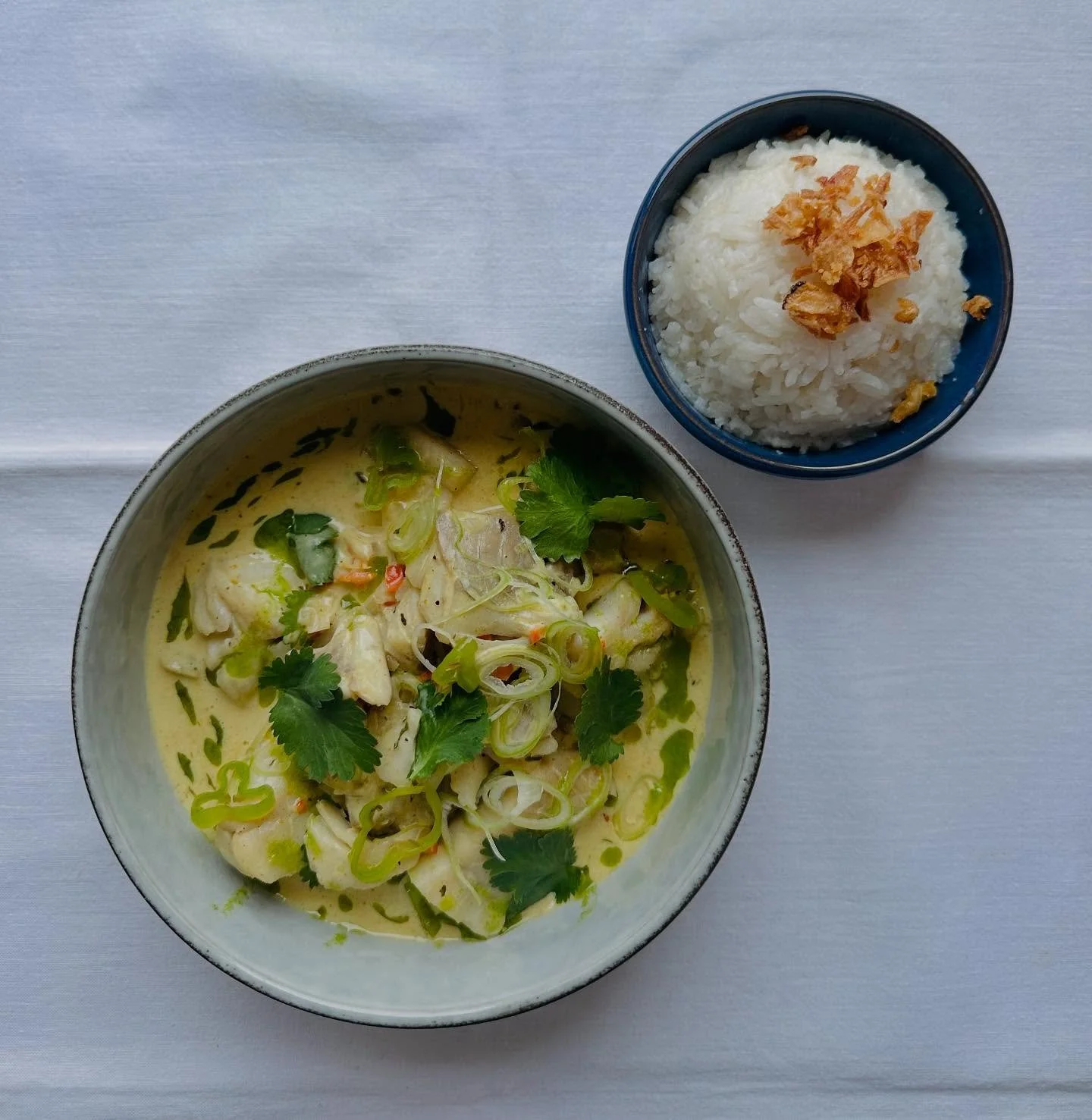 Curry vert de Lieu, coriandre, piment antillais et riz blanc 🍚 
&bull;
Green curry of Lieu, coriander, Caribbean pepper and white rice 🍚
&bull;

#love#instagood#photooftheday#art#food#photography#food#foodporn#foodie#instafood#yummy#foodstagram#foo