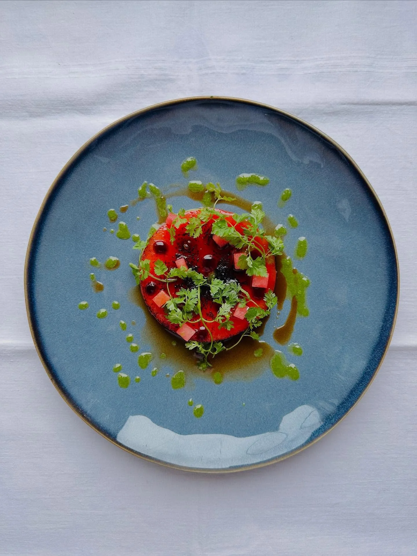 Tataki de past&egrave;que, r&eacute;duction balsamique et past&egrave;que 🍉 
&bull;
Watermelon tataki, balsamic reduction and watermelon 🍉
&bull;

#love#instagood#photooftheday#art#food#photography#food#foodporn#foodie#instafood#yummy#foodstagram#f