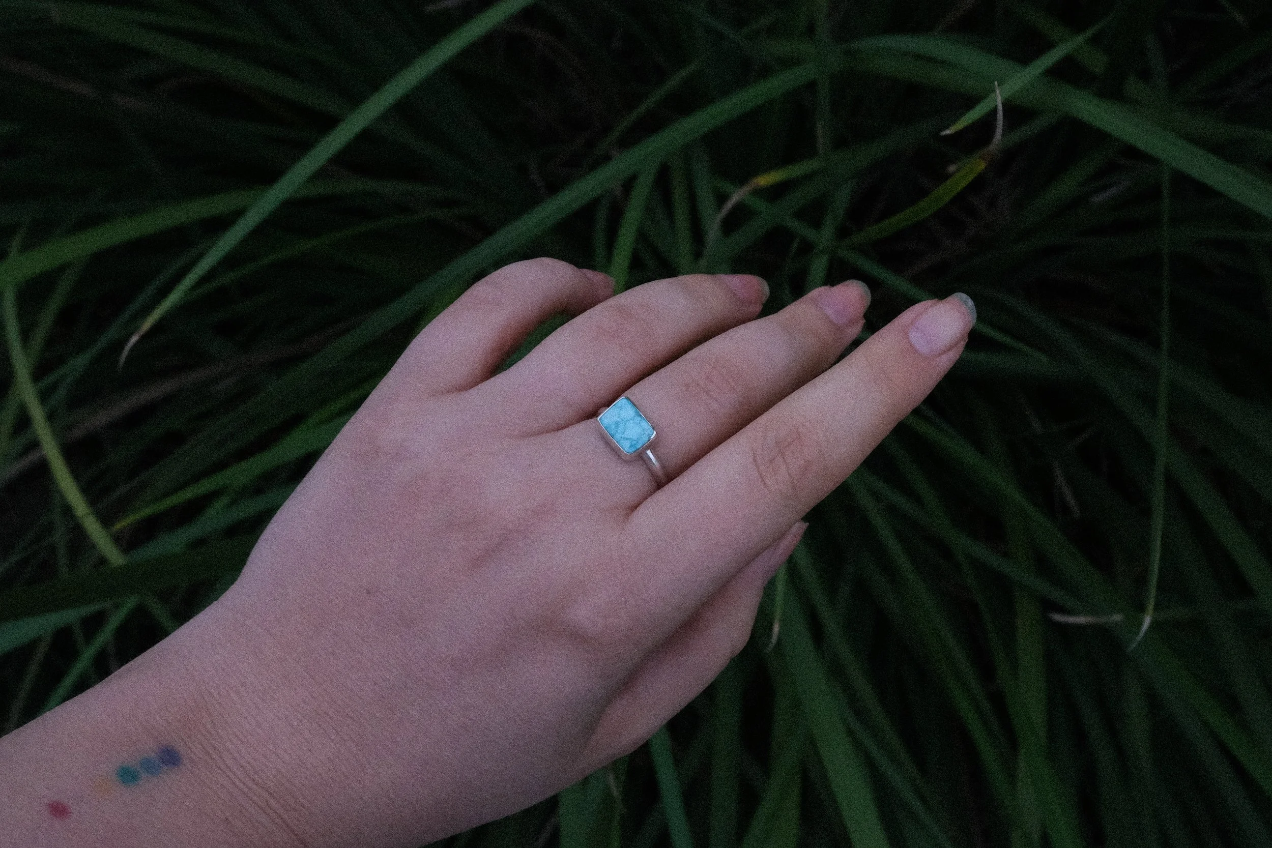 White Water Turquoise size 7