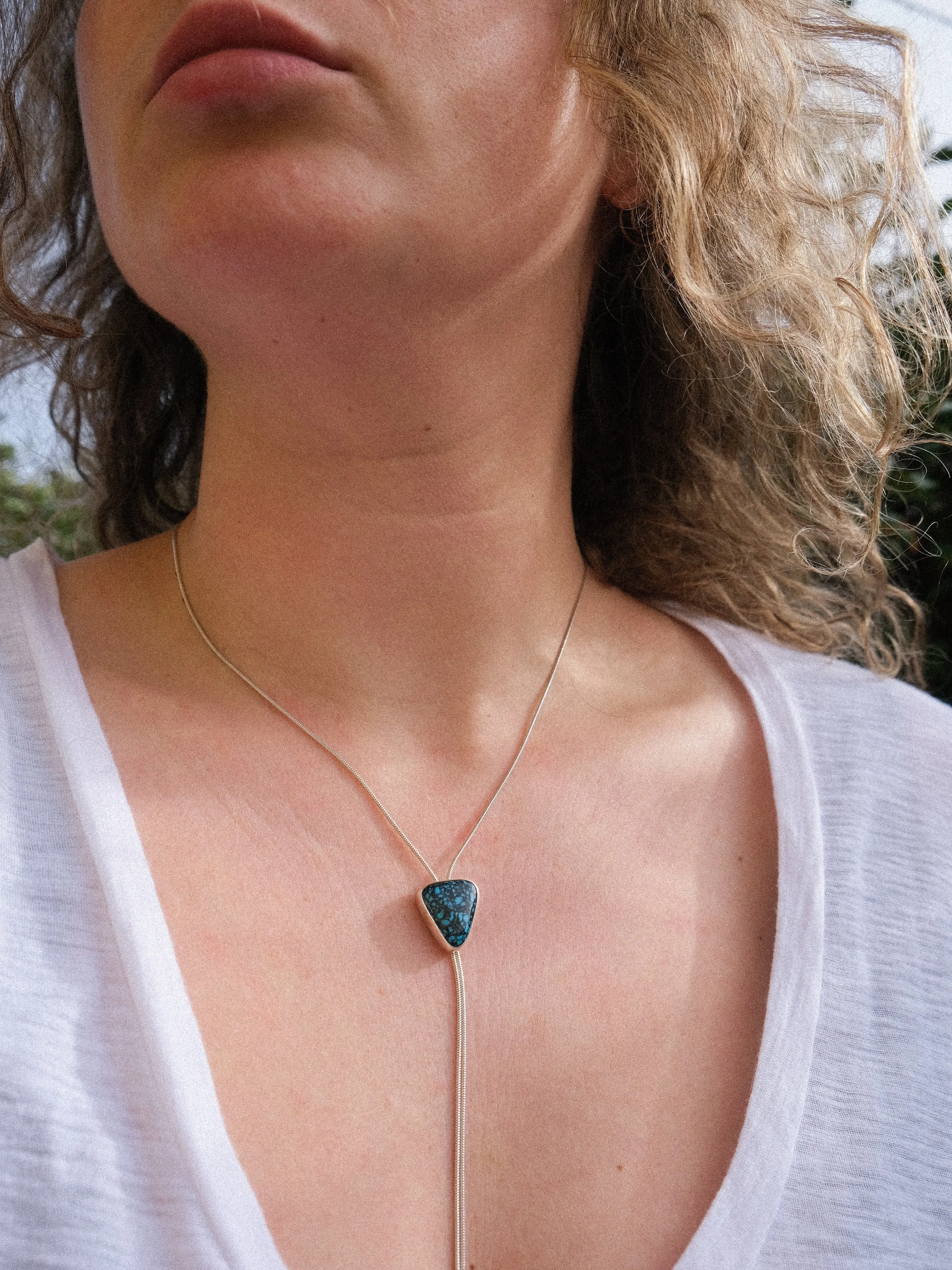 Bolo #30 Gibbsite Turquoise