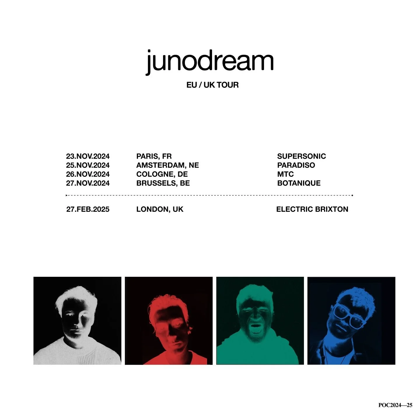 junodream have announced their first European tour and biggest London show to date. Tickets on sale now.
@junodreamband