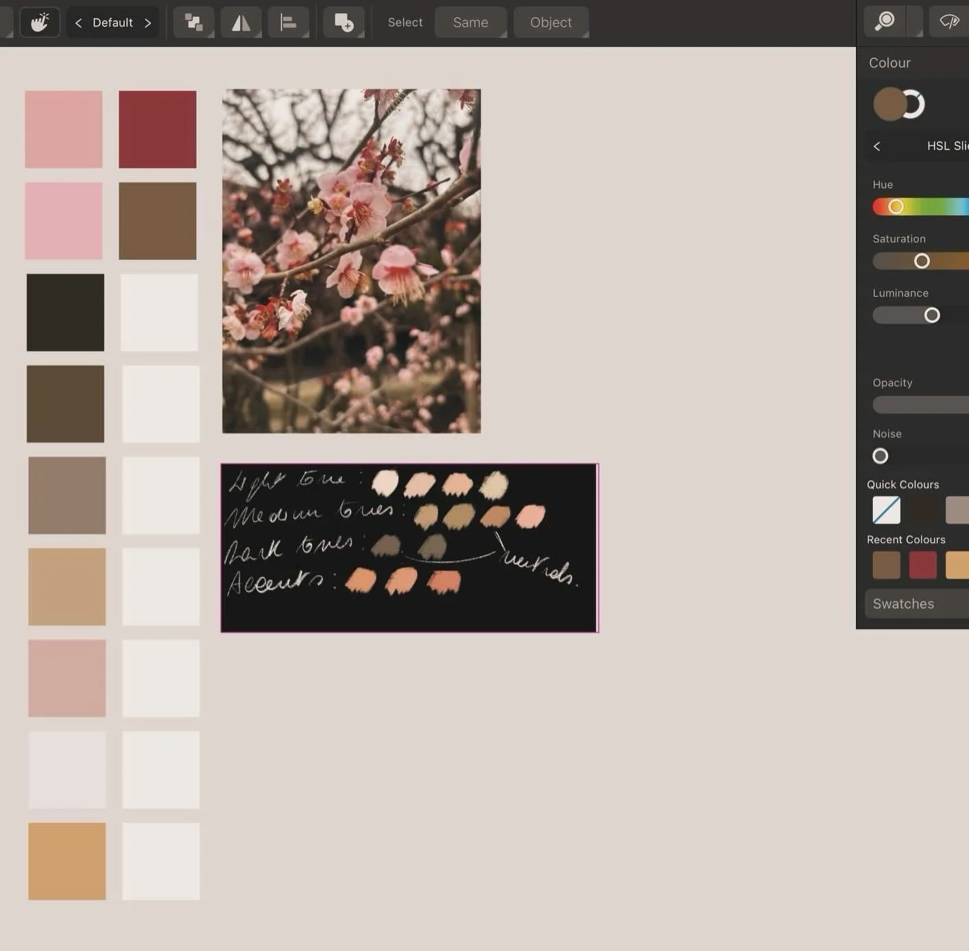 Developing the elements in vectors referencing some images I took in gorgeous Japan 🌸💐🌺🌹#vectorillustrations #surfacedesign #patterndesign #inspiredbynature #surfacepatterndesign